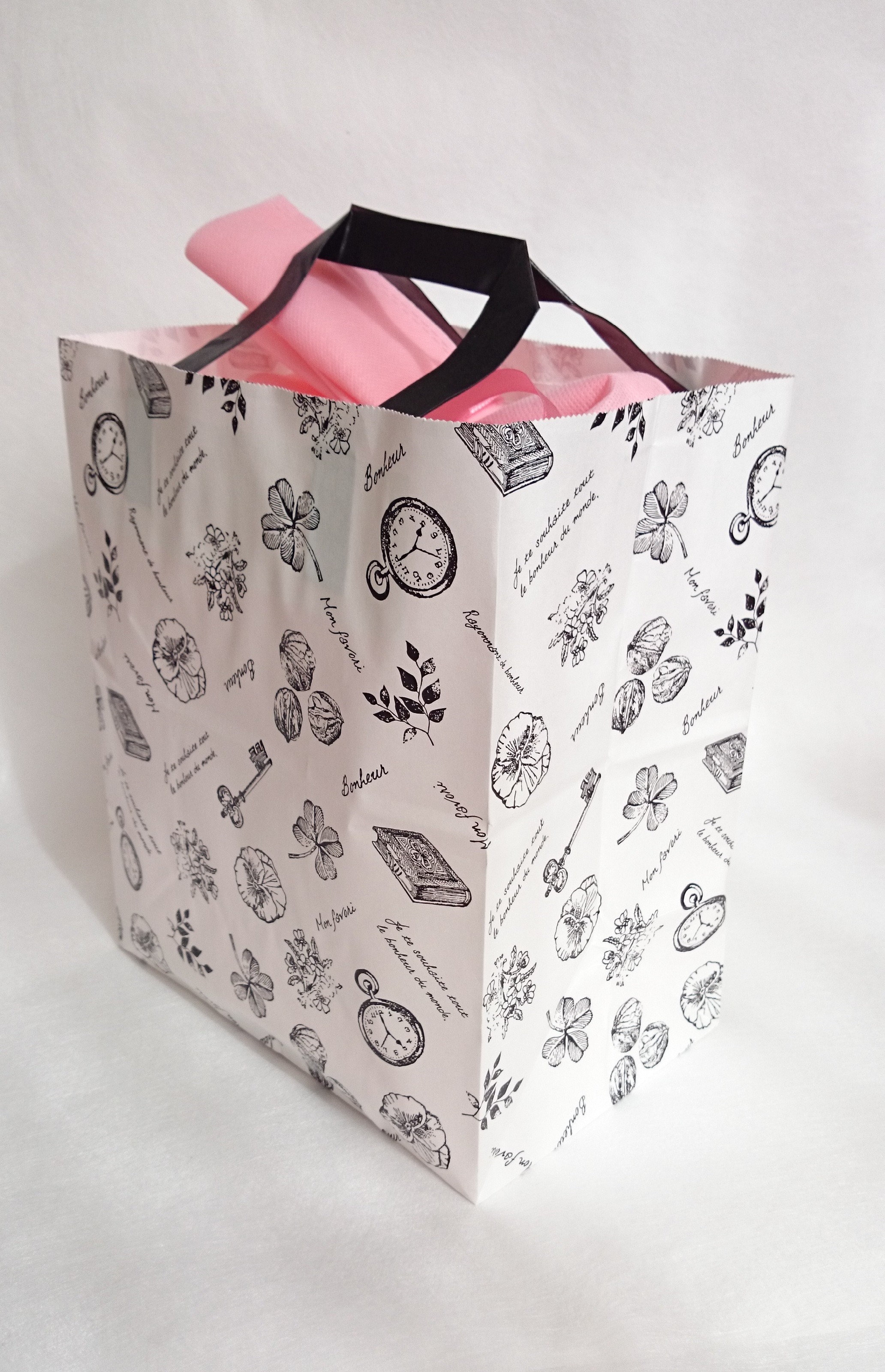 ラッピングbタイプ ピンク 陶器アレンジ用ラッピング お渡し袋のセット Iichi ハンドメイド クラフト作品 手仕事品の通販