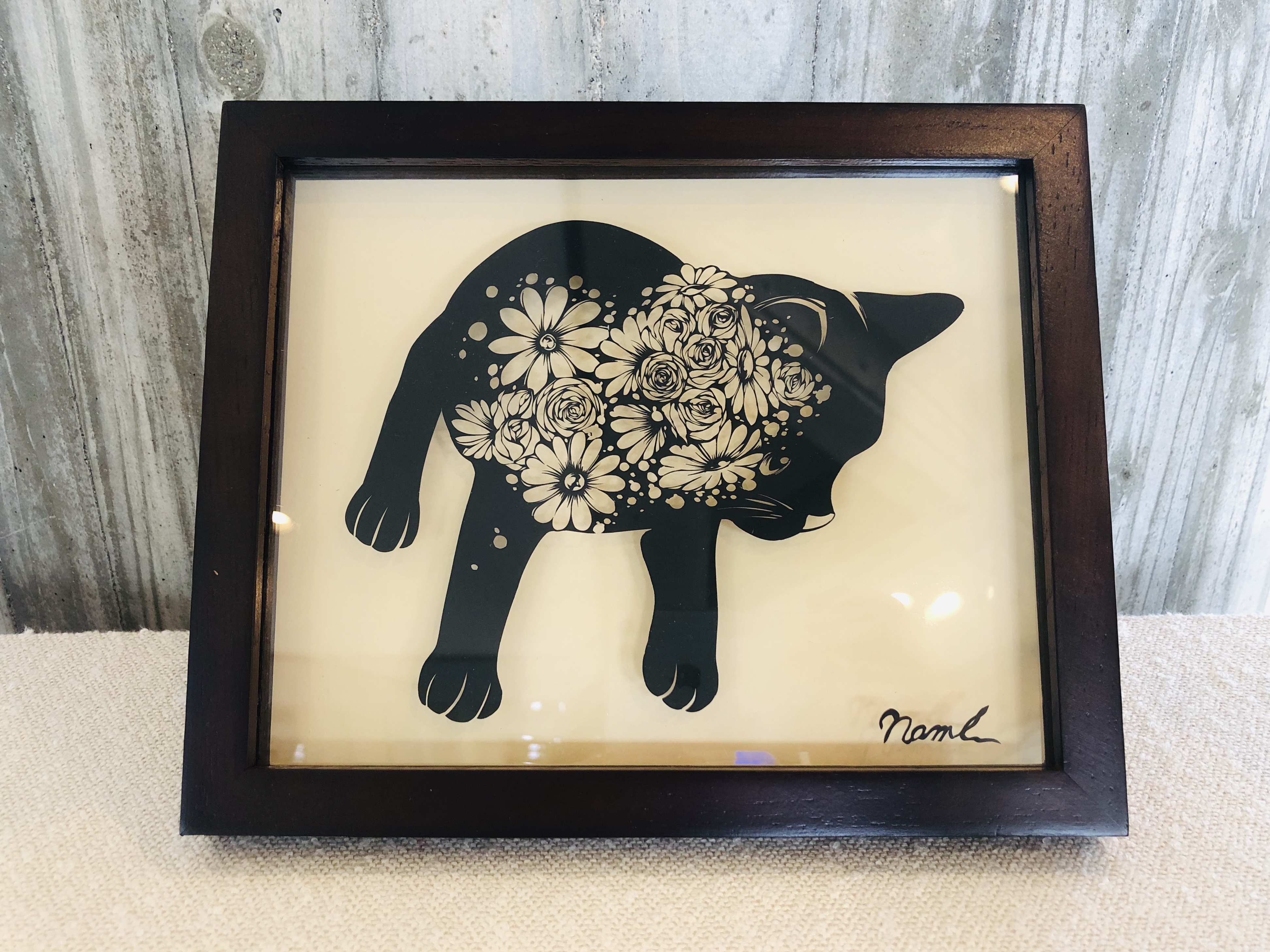 切り絵作品 散歩 Iichi ハンドメイド クラフト作品 手仕事品の通販