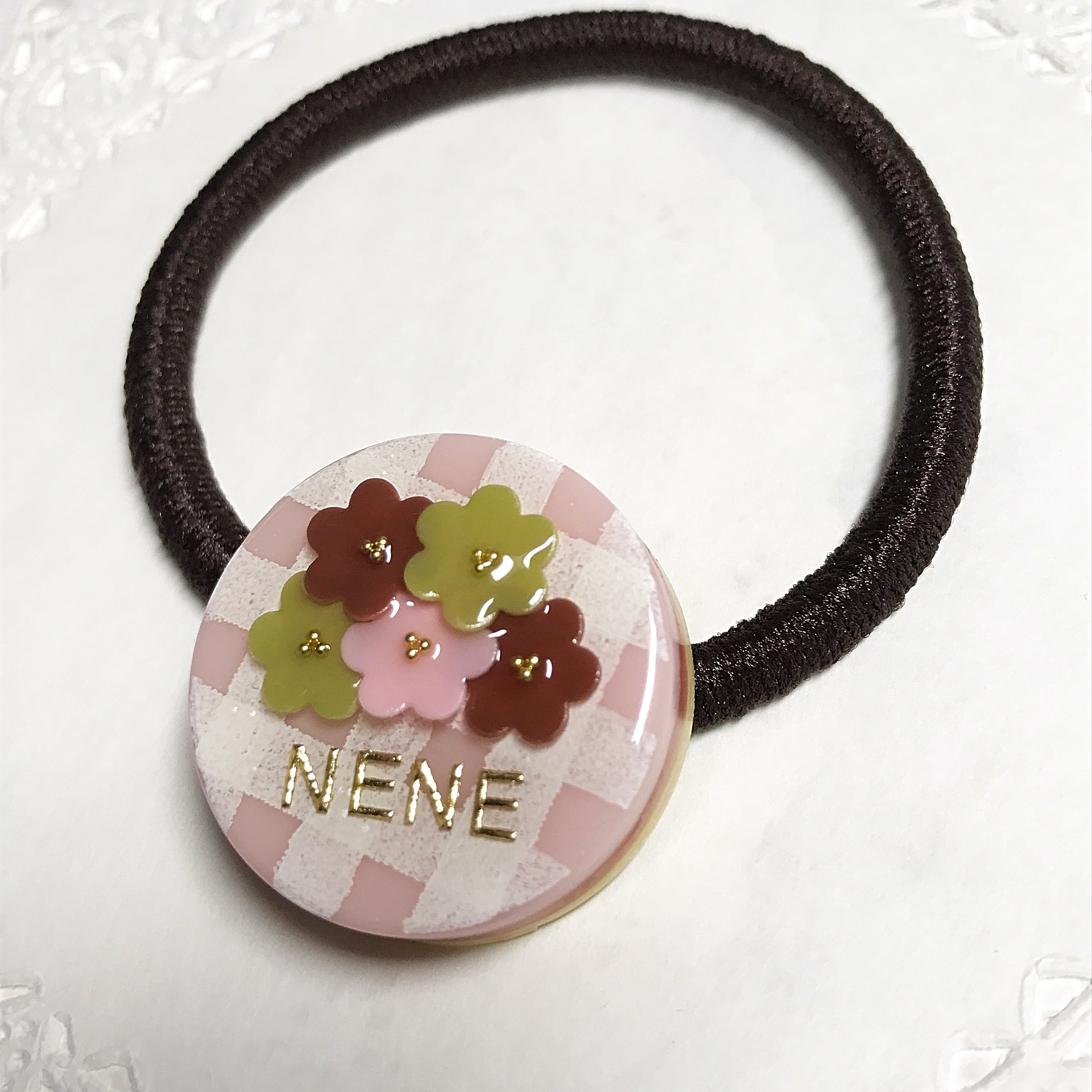 名前入り チェック柄 和風flowerブーケケーキのヘアゴム Iichi ハンドメイド クラフト作品 手仕事品の通販 名前入り チェック柄 和風flowerブーケケーキのヘアゴム Iichi ハンドメイド クラフト作品 手仕事品の通販