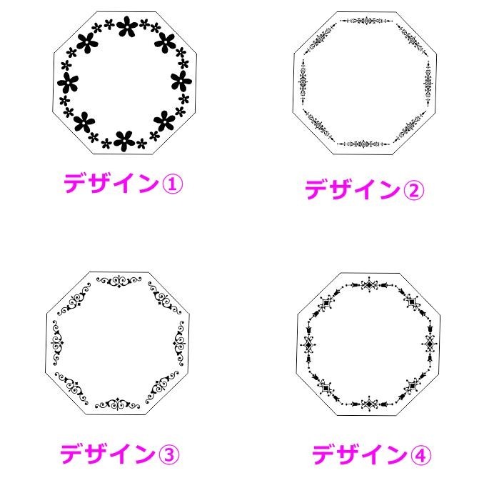八角鏡 ミニサイズ スワロフスキー付 Iichi ハンドメイド クラフト作品 手仕事品の通販