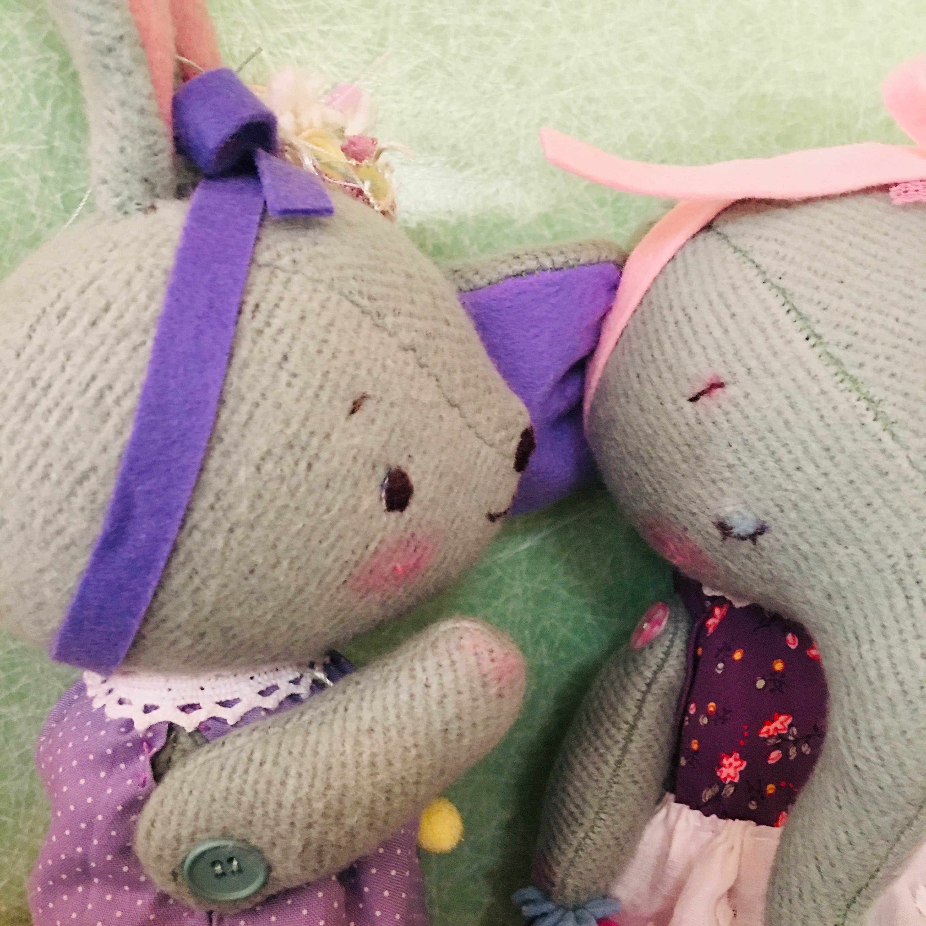 ぬいぐるみウサギさん ボンボン イースター Iichi ハンドメイド クラフト作品 手仕事品の通販
