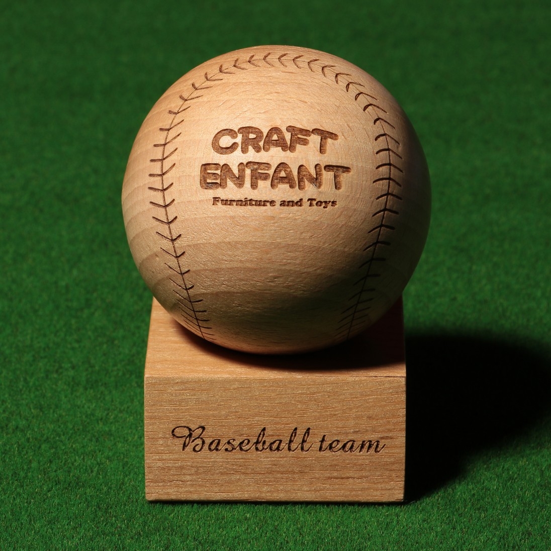 木製ボールmini 野球 Iichi ハンドメイド クラフト作品 手仕事品の通販