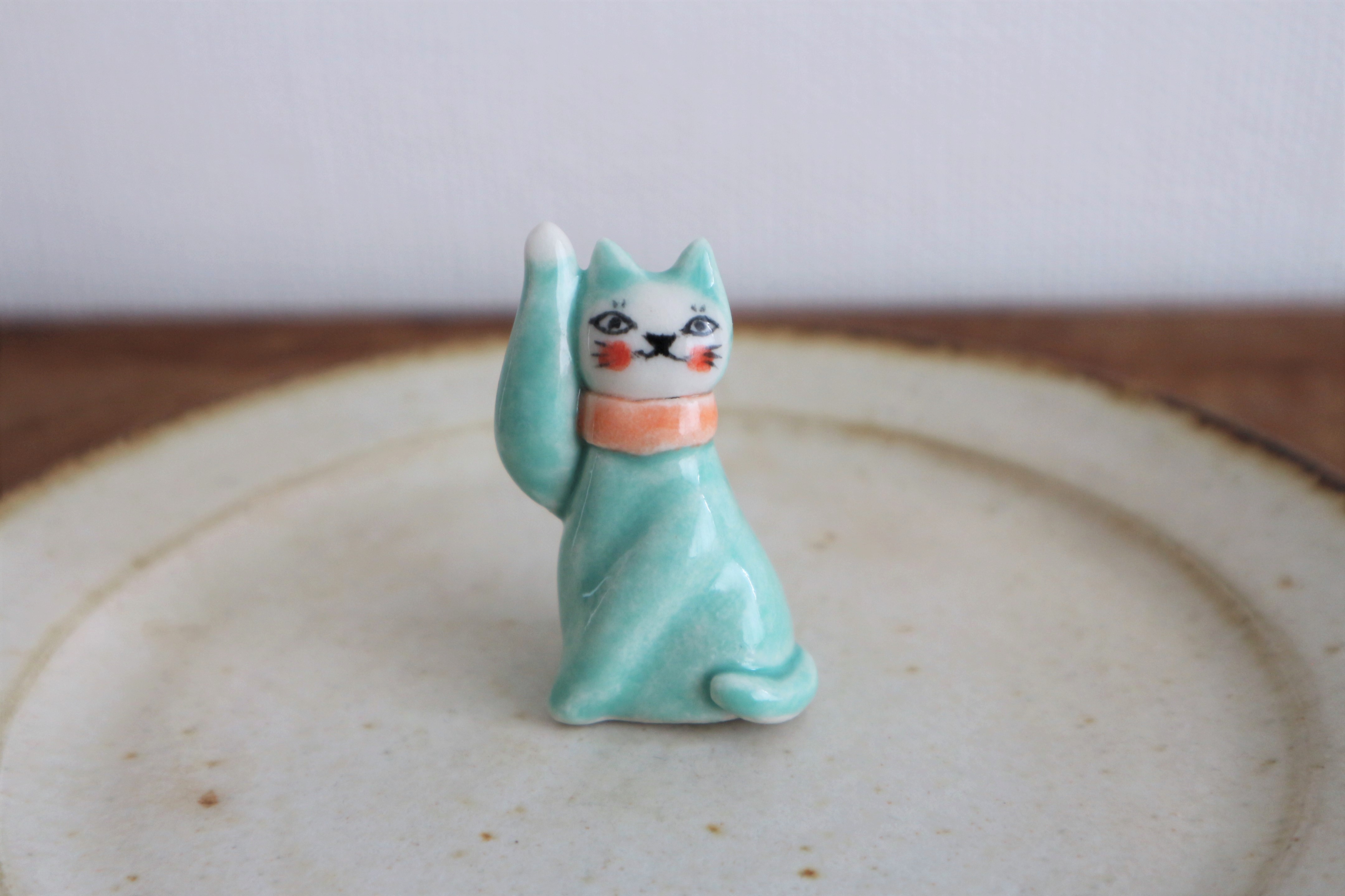 フランスの招き猫 Iichi ハンドメイド クラフト作品 手仕事品の通販