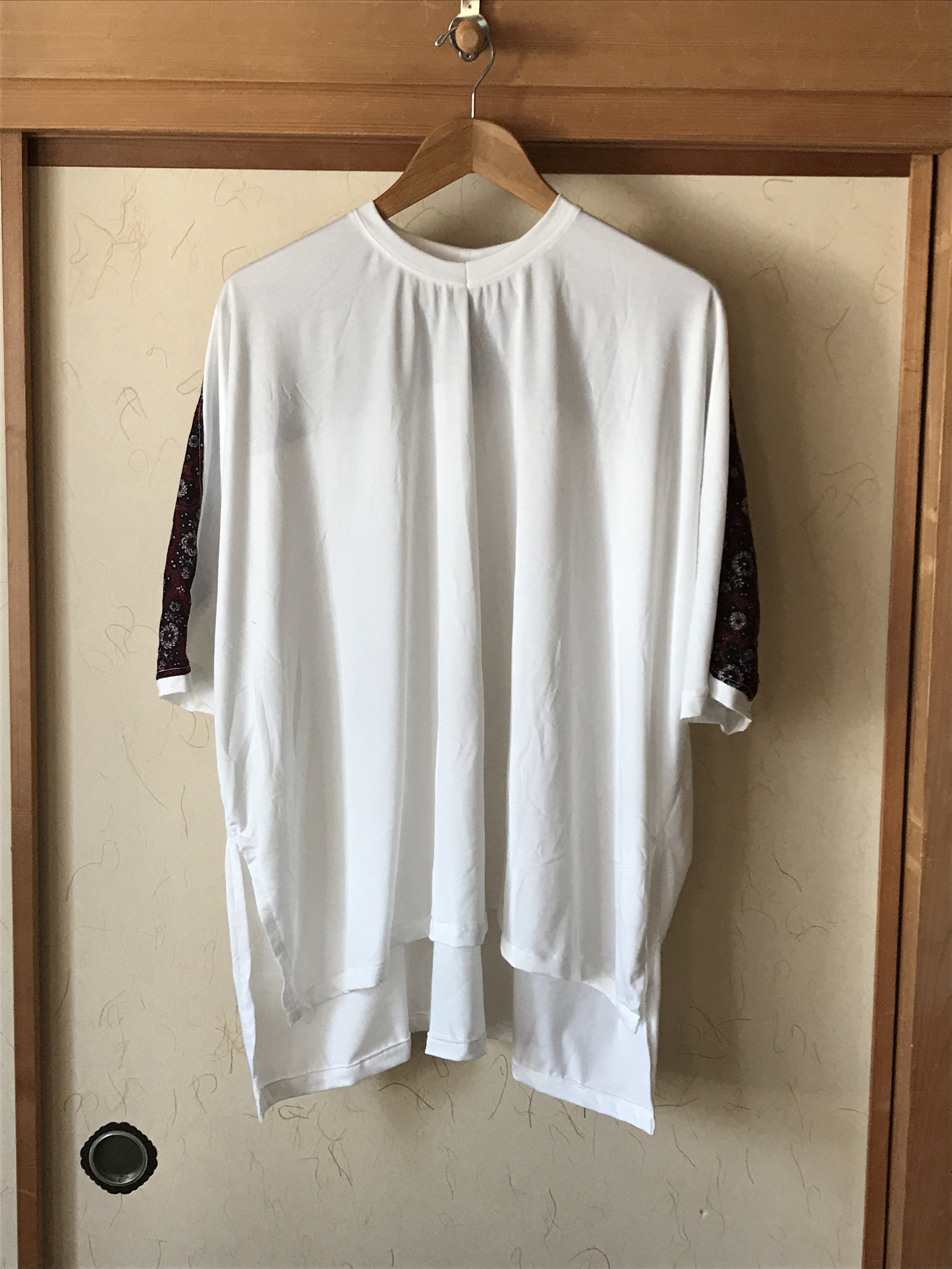 白天竺ニット エンジアジアン柄tシャツ Iichi ハンドメイド クラフト作品 手仕事品の通販