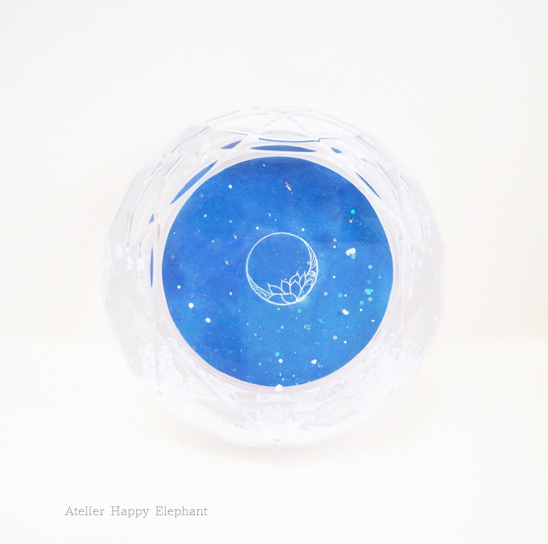 星空煌めくスノードーム 額付原画 The Moon Iichi ハンドメイド クラフト作品 手仕事品の通販