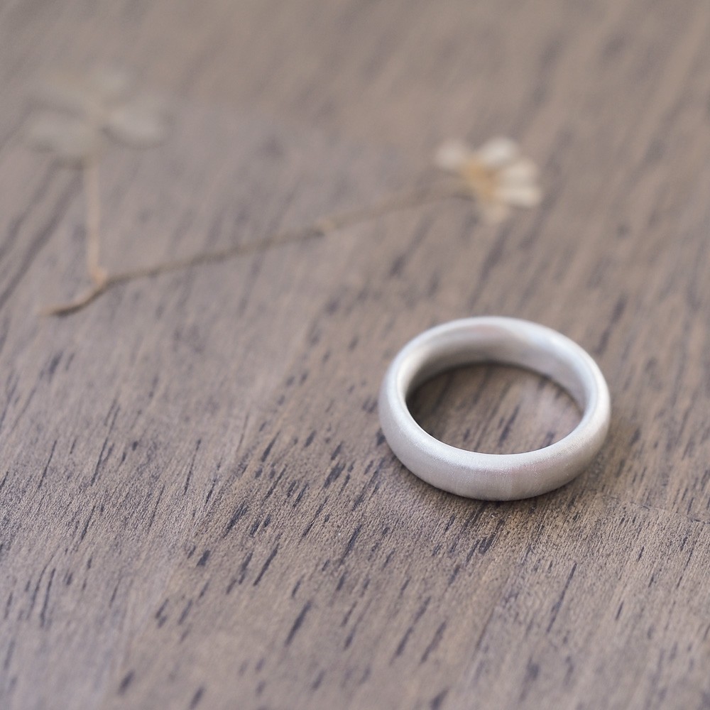 Bold マット リング シルバー925 Iichi ハンドメイド クラフト作品 手仕事品の通販