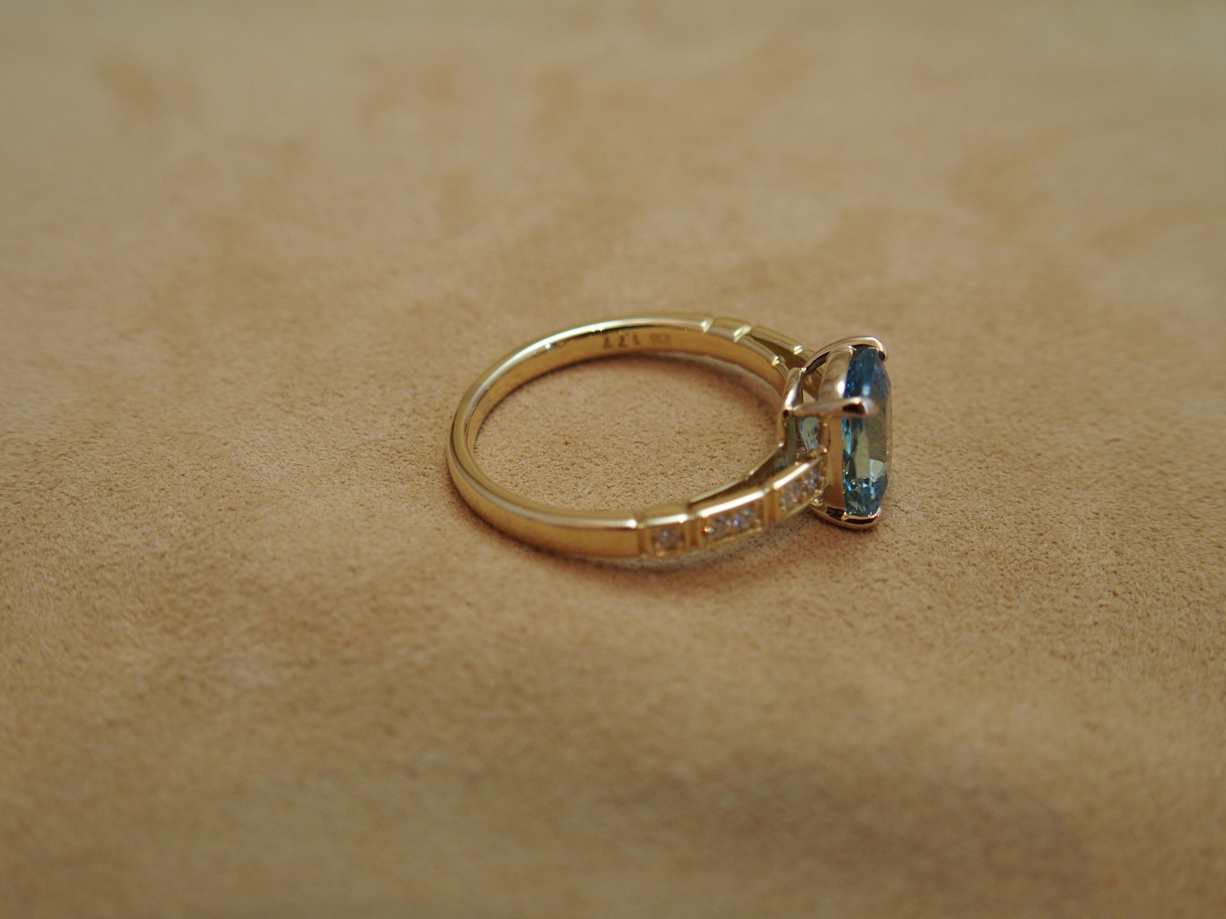 サンタマリア アフリカーナ アクアマリン リング S Q Iichi ハンドメイド クラフト作品 手仕事品の通販