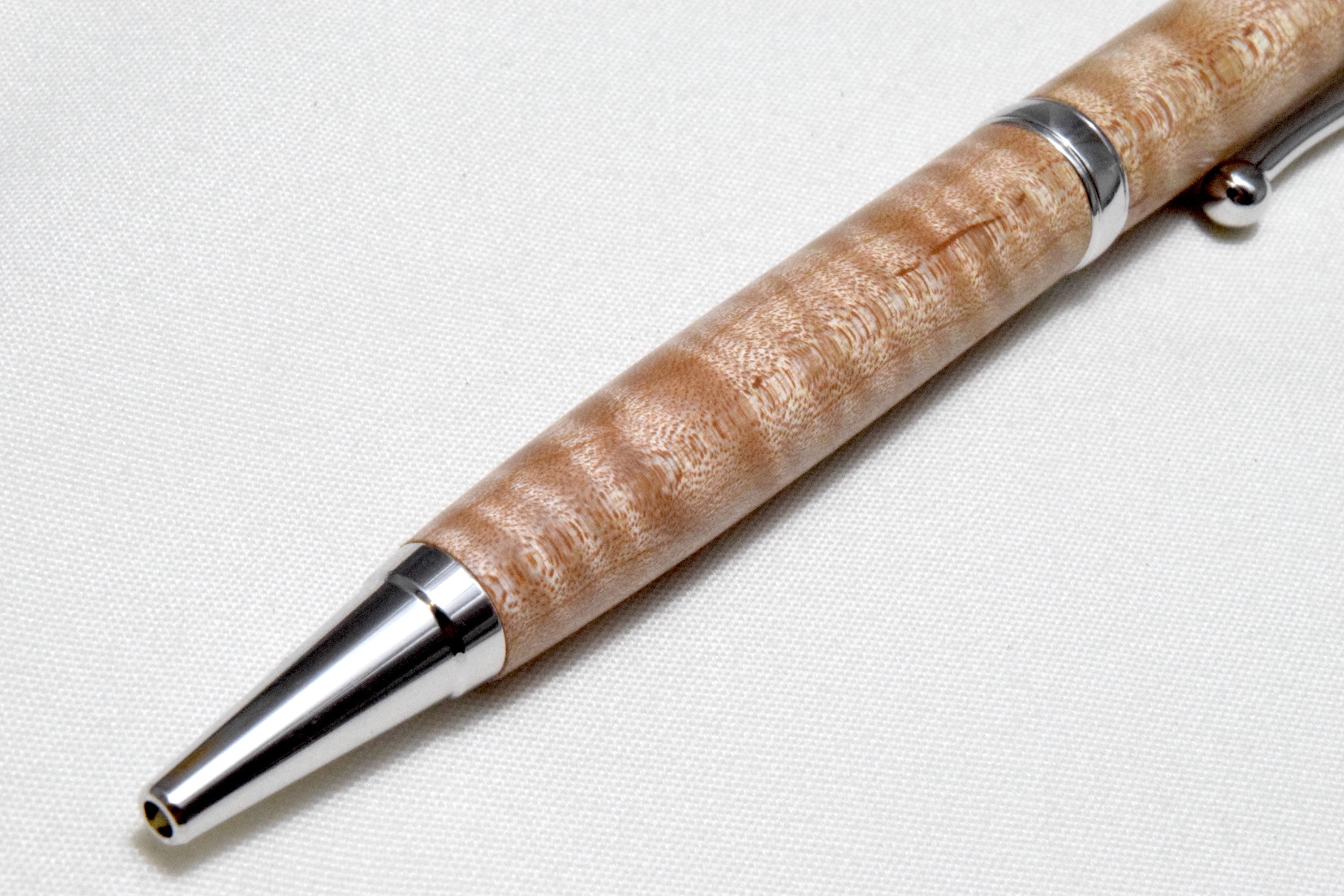 楓 手作り木製ボールペン スリムライン Cross替芯 Iichi ハンドメイド クラフト作品 手仕事品の通販