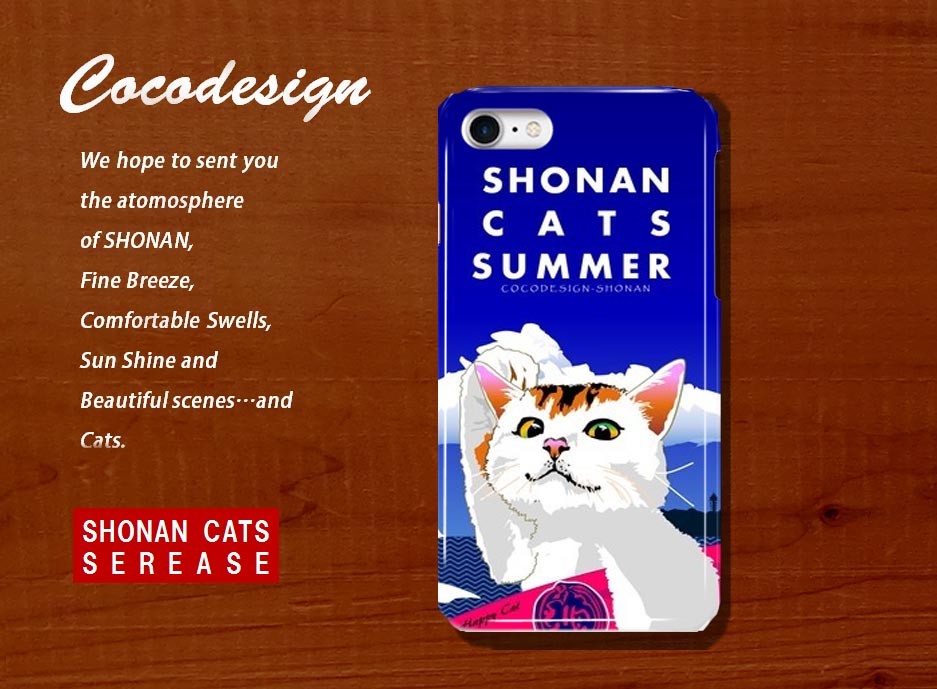 湘南Catsモバイルケース 湘南Cats SUMMER 2018新作 02 招きサーファー