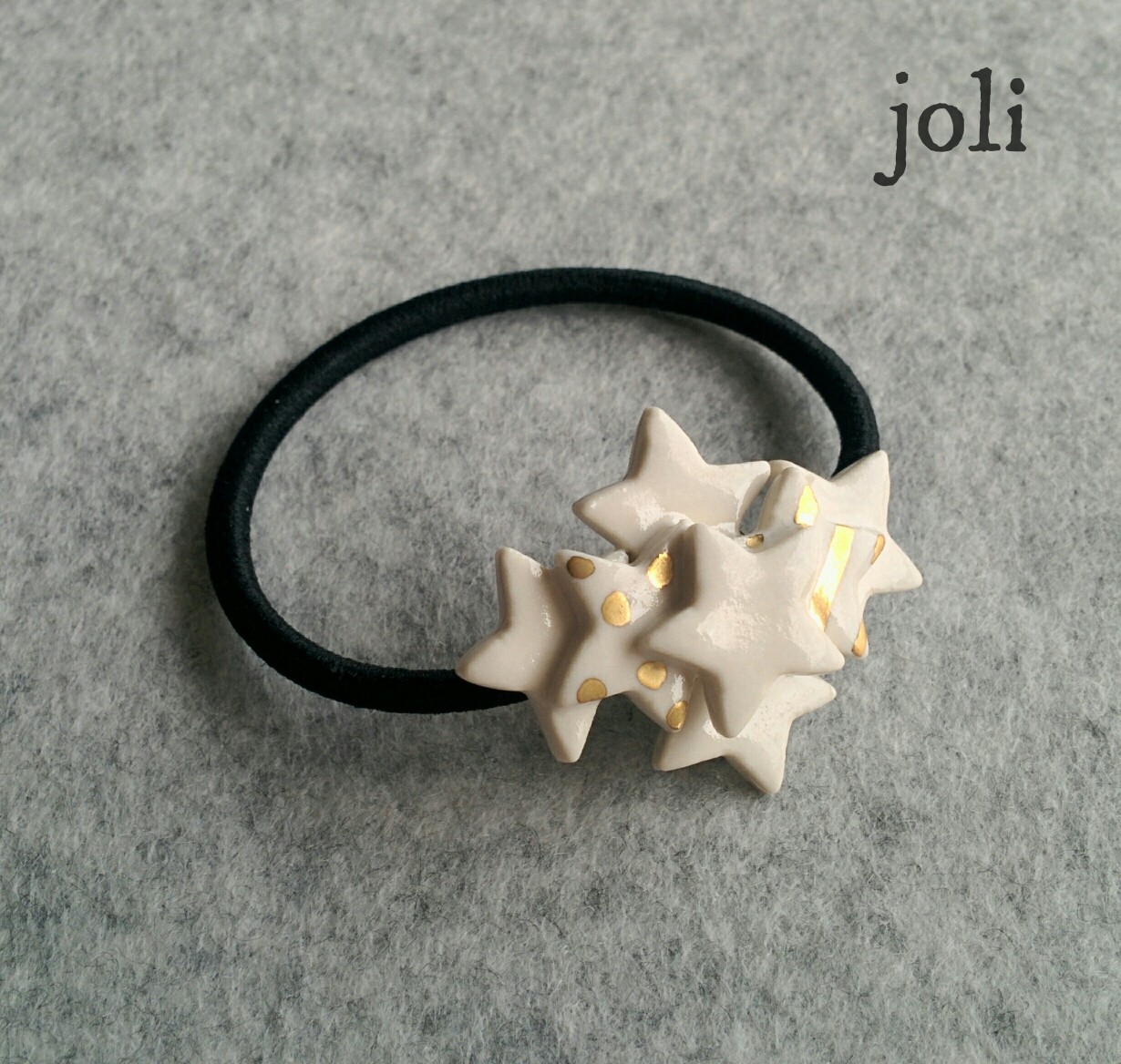 7つ星のヘアゴム Iichi ハンドメイド クラフト作品 手仕事品の通販 7つ星のヘアゴム Iichi ハンドメイド クラフト作品 手仕事品の通販