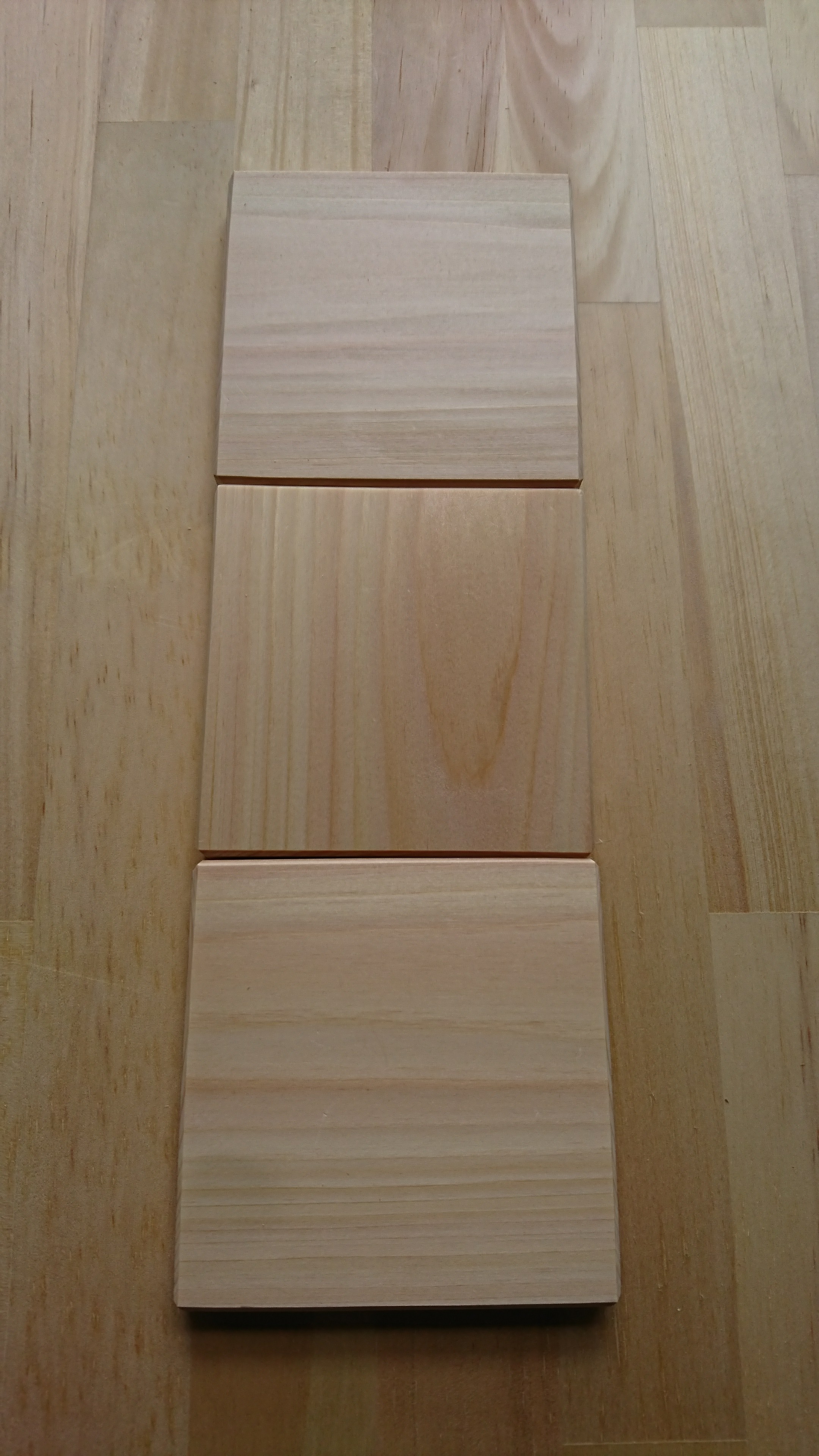 ヒノキのコースター 木製 Iichi ハンドメイド クラフト作品 手仕事品の通販