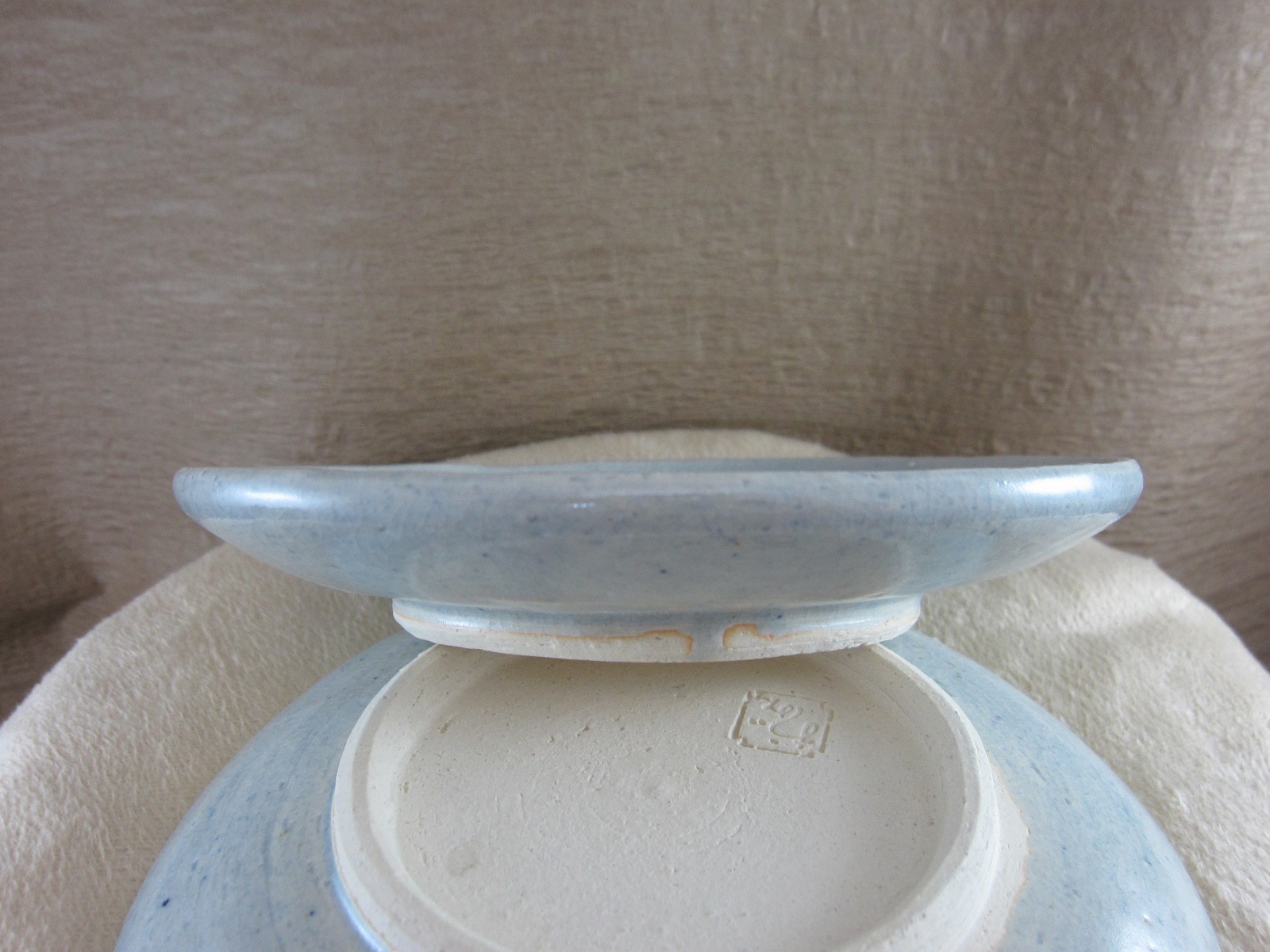 陶器 手びねり風取り皿 薄青 Iichi ハンドメイド クラフト作品 手仕事品の通販