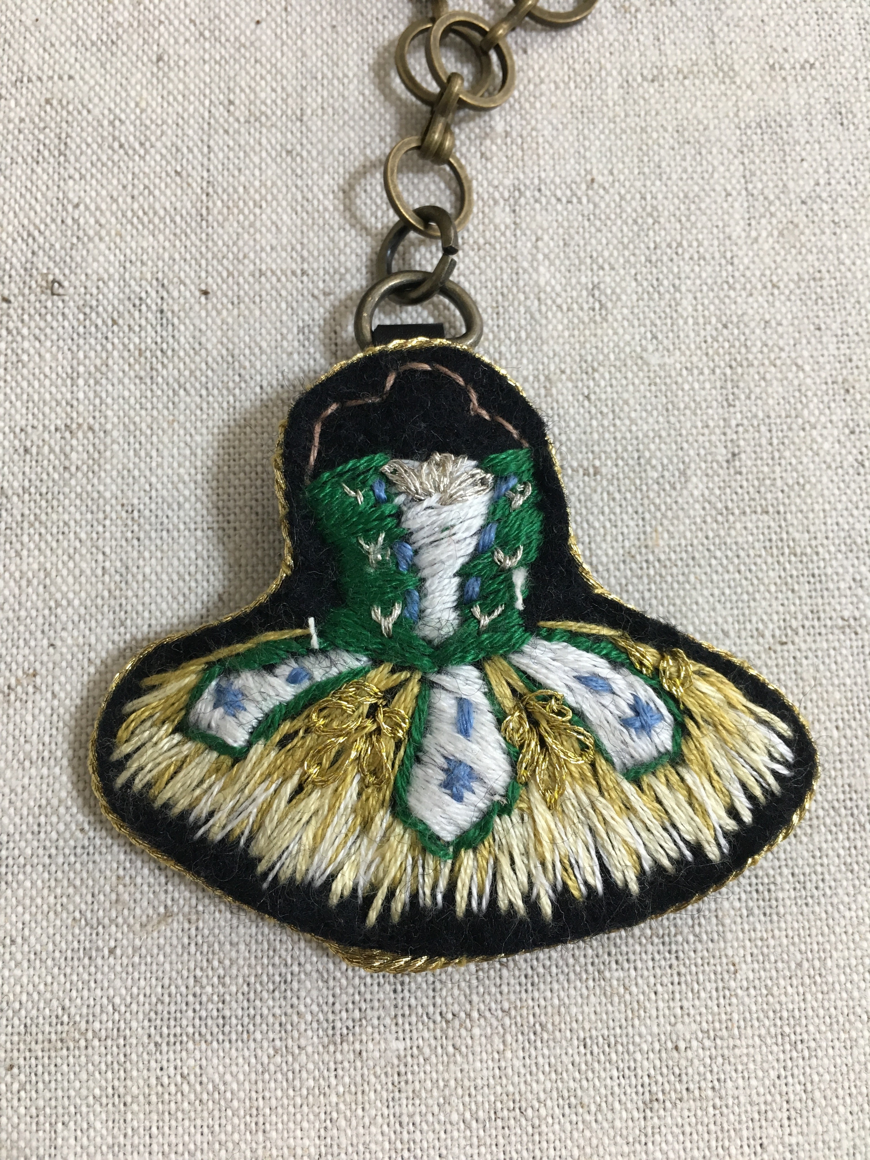 バレエ衣装モチーフのバッグチャーム エスメラルダ Iichi ハンドメイド クラフト作品 手仕事品の通販