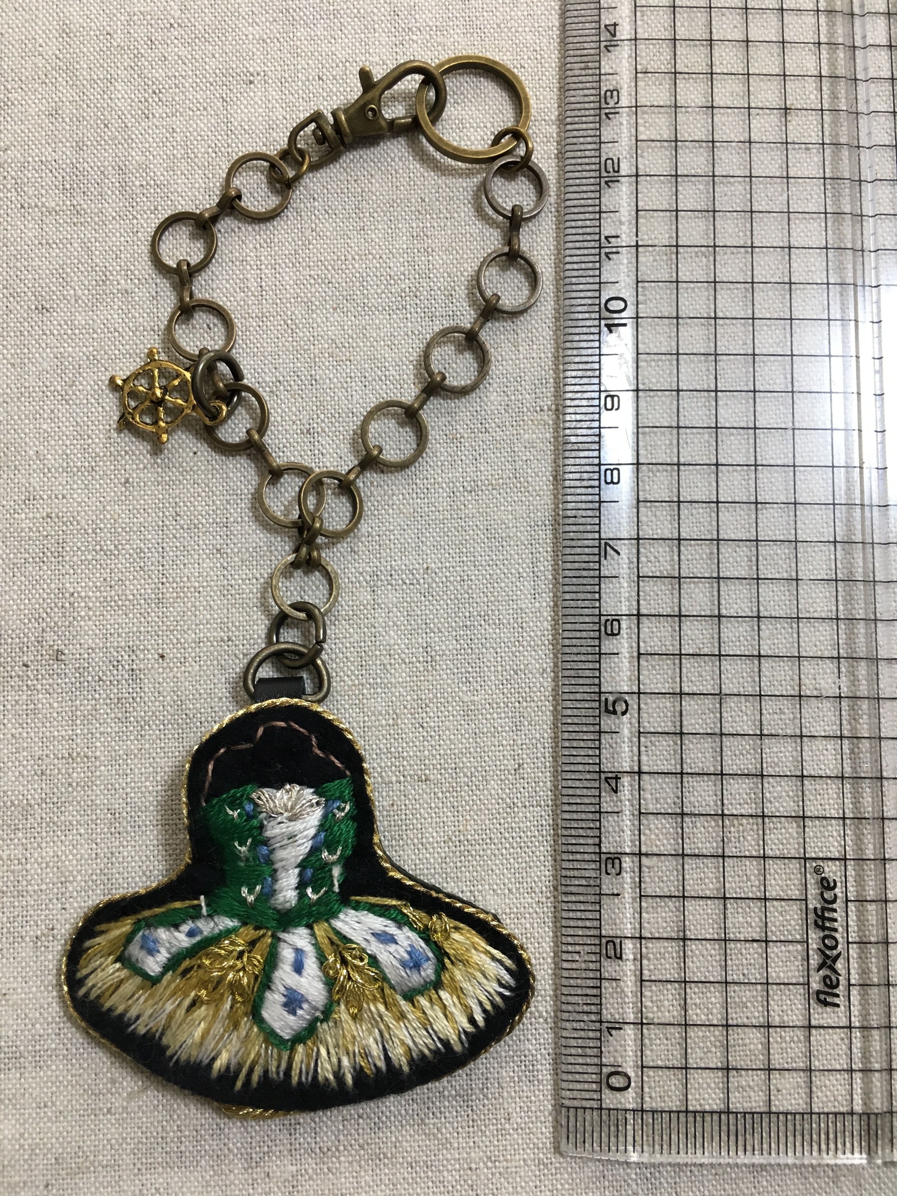 バレエ衣装モチーフのバッグチャーム エスメラルダ Iichi ハンドメイド クラフト作品 手仕事品の通販