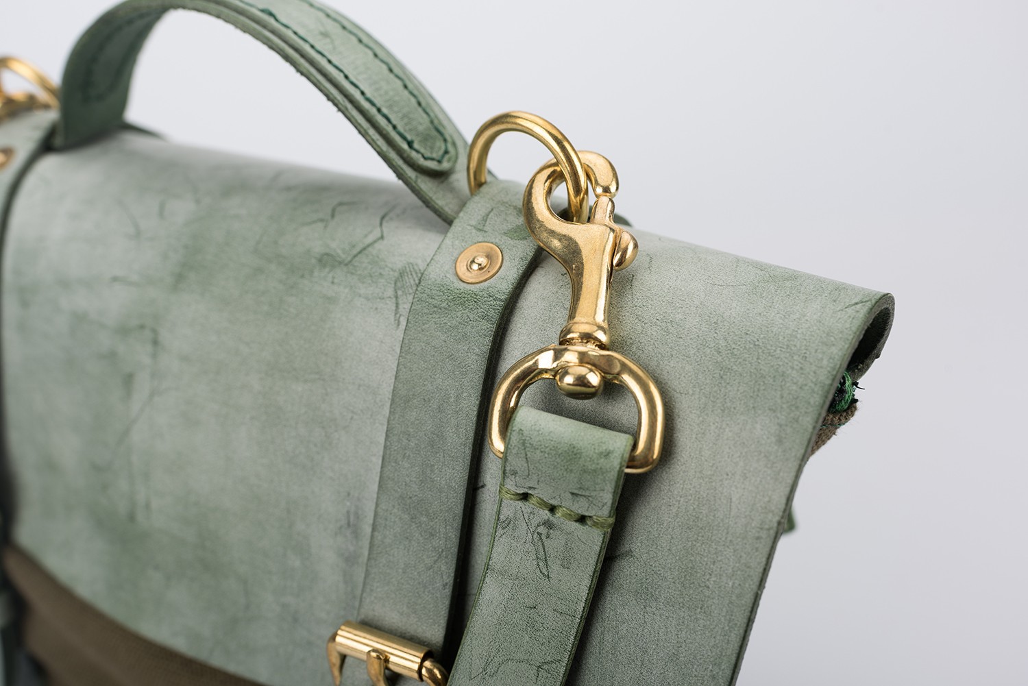 帆布 本革手作りのクラシックトートバッグショルダーバッグ 小さい Iichi ハンドメイド クラフト作品 手仕事品の通販