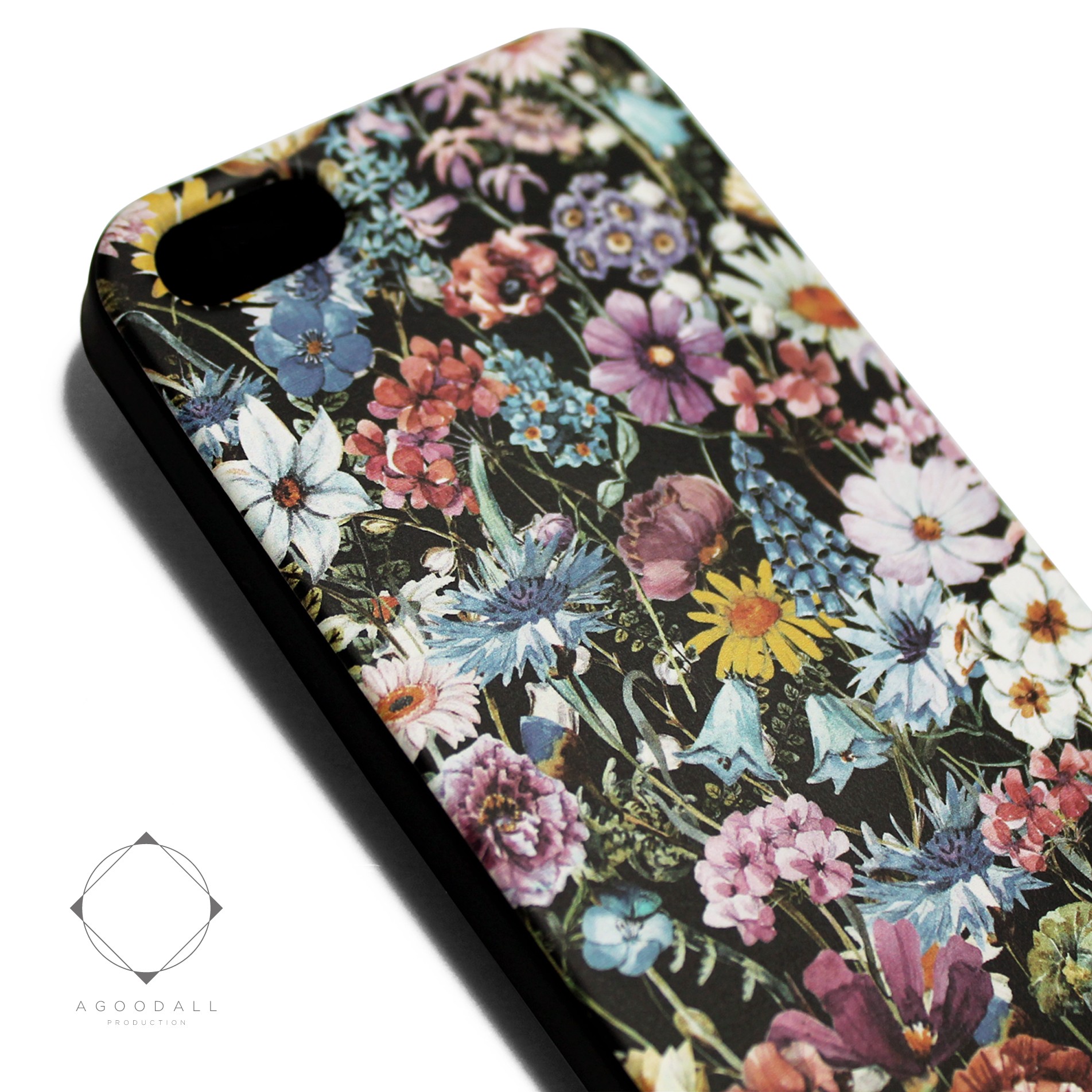 Iphone5 Iphone5s用 Iphonese用 軽量レザーケースiphone5カバー 花柄 ワイルドフラワー ボタニカル Iichi ハンドメイド クラフト作品 手仕事品の通販