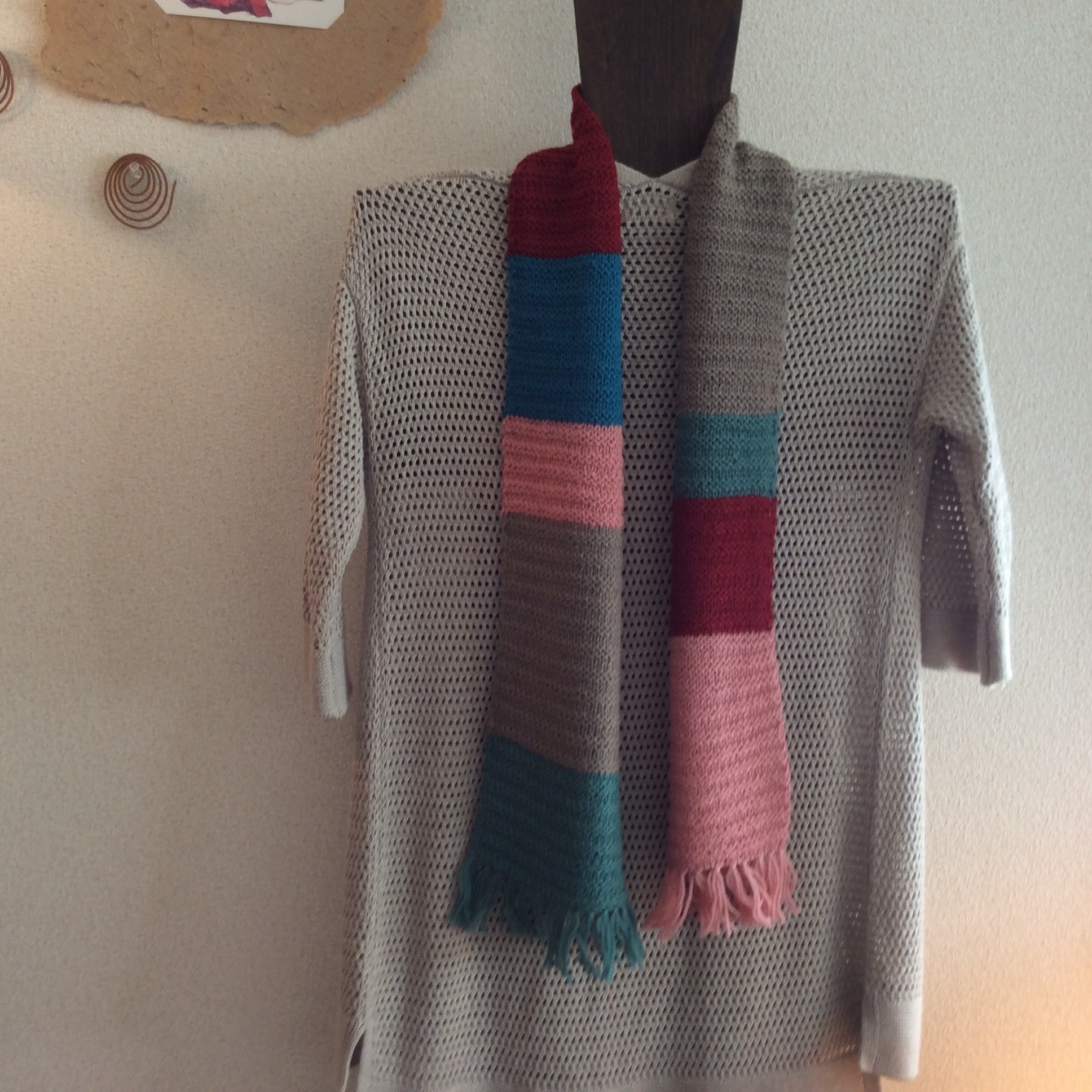 手編みマフラー Iichi ハンドメイド クラフト作品 手仕事品の通販