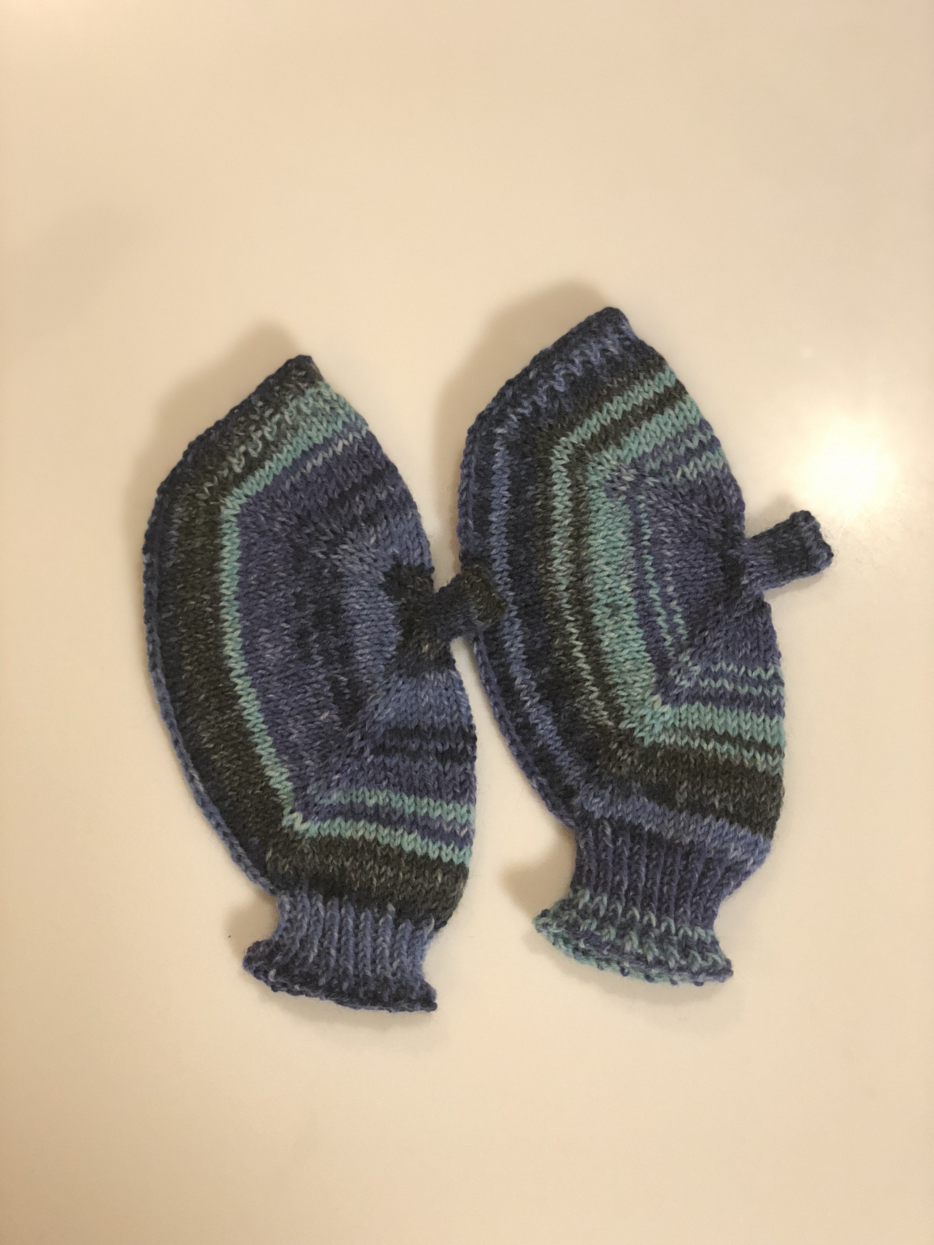 14送料込子供サイズドイツソックヤーンの手編み手袋 Iichi ハンドメイド クラフト作品 手仕事品の通販