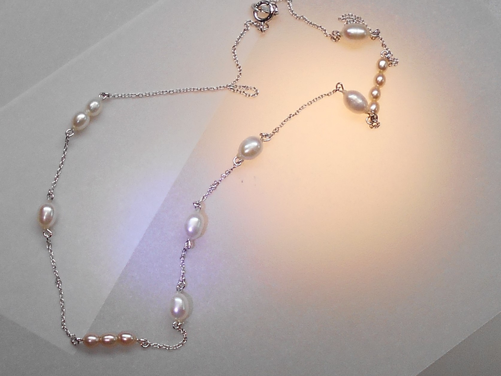 ステーションネックレス プリンセスタイプ Iichi ハンドメイド クラフト作品 手仕事品の通販