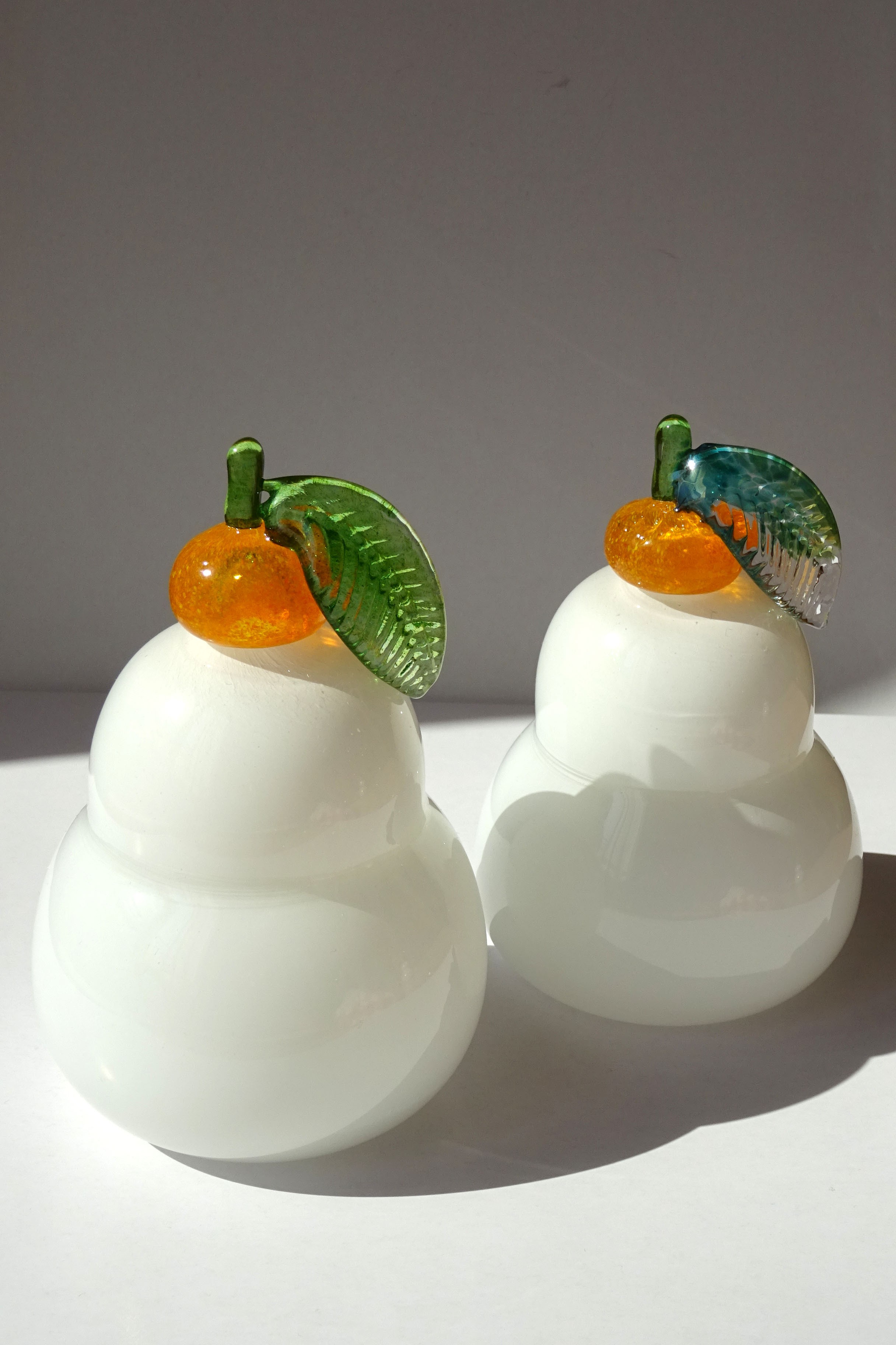 枝つきミカンのガラス鏡餅 三宝台付き Iichi ハンドメイド クラフト作品 手仕事品の通販