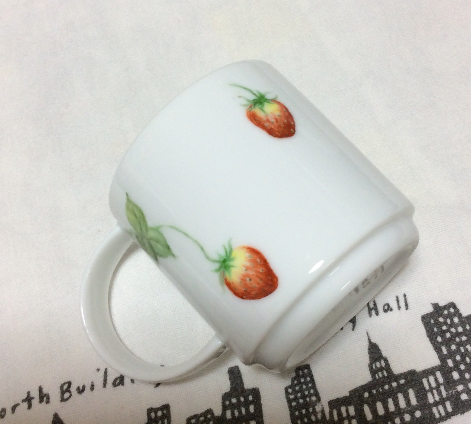 Set いちごのマグカップ ティスプーン Iichi ハンドメイド クラフト作品 手仕事品の通販
