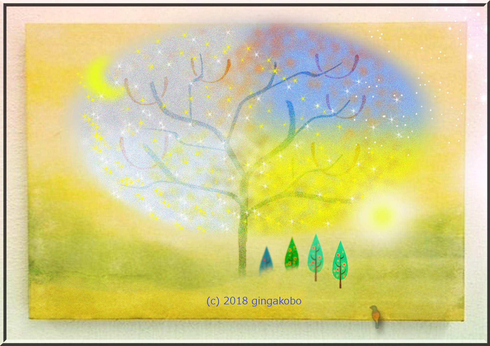 四季のうた ほっこり癒しのイラストa4サイズポスターno 574 Iichi ハンドメイド クラフト作品 手仕事品の通販