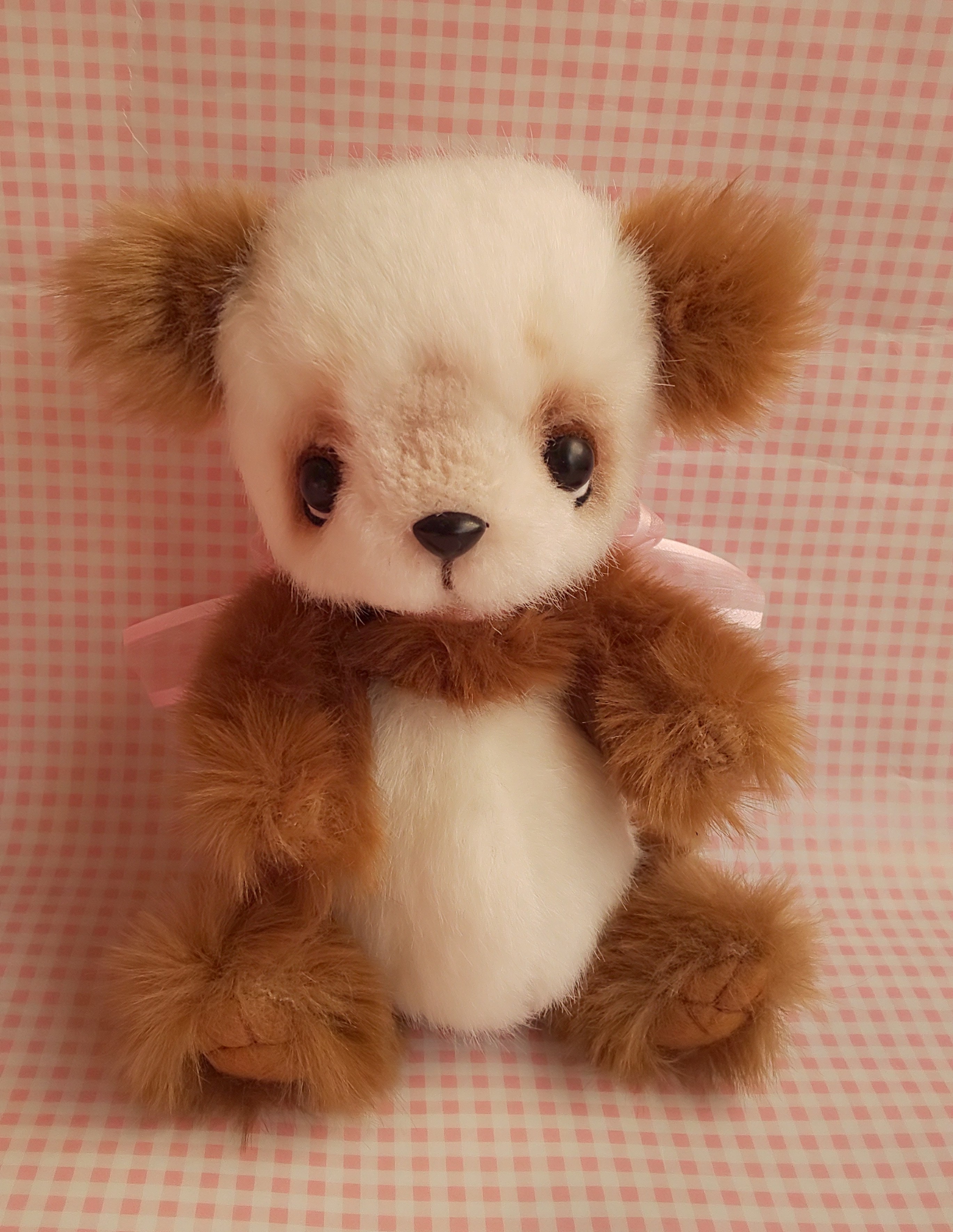 ふわふわぬいぐるみ 茶パンダさん Iichi ハンドメイド クラフト作品 手仕事品の通販