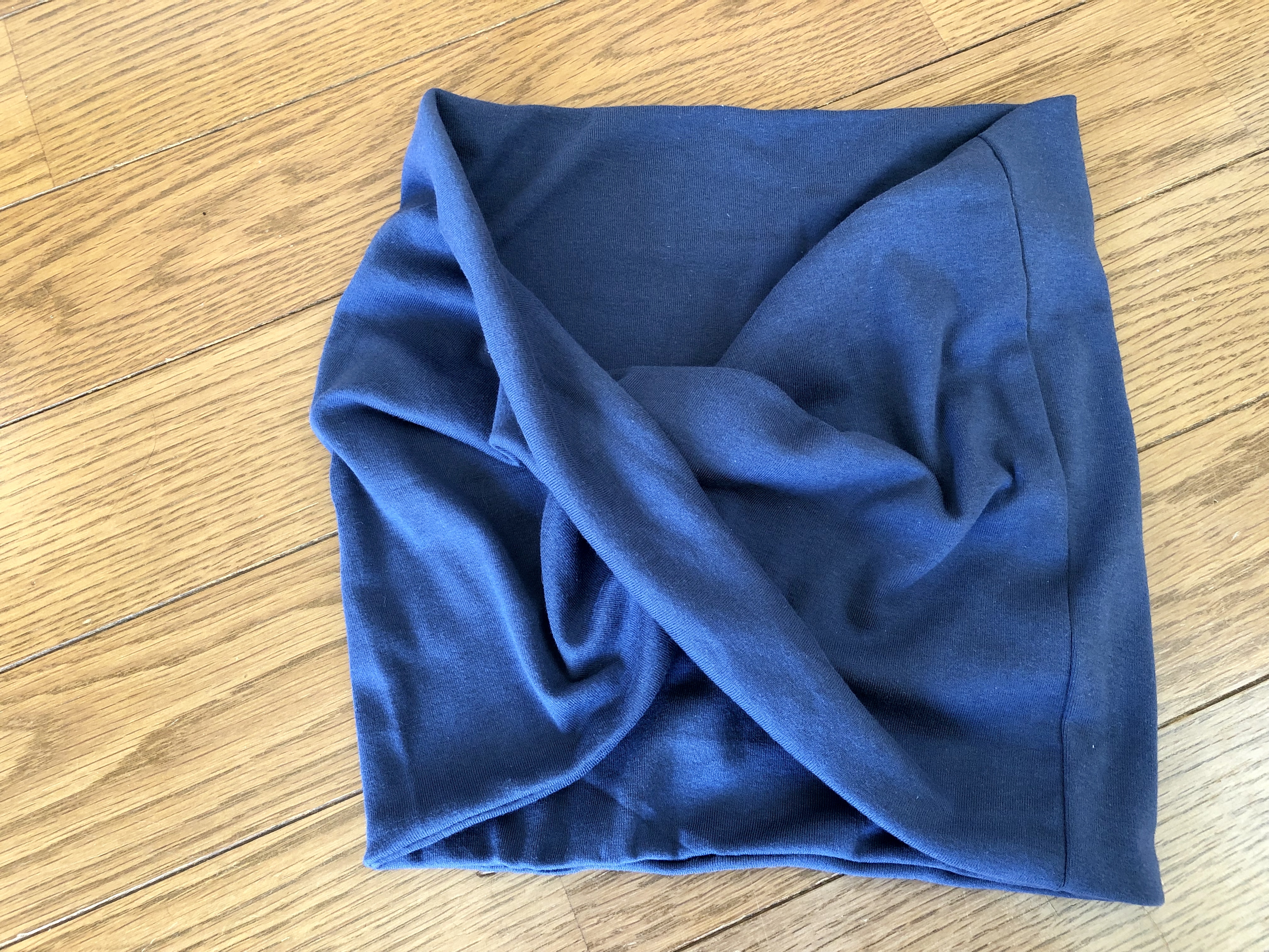 送料込 コットンニット生地の長さ調節できるスヌード Iichi ハンドメイド クラフト作品 手仕事品の通販