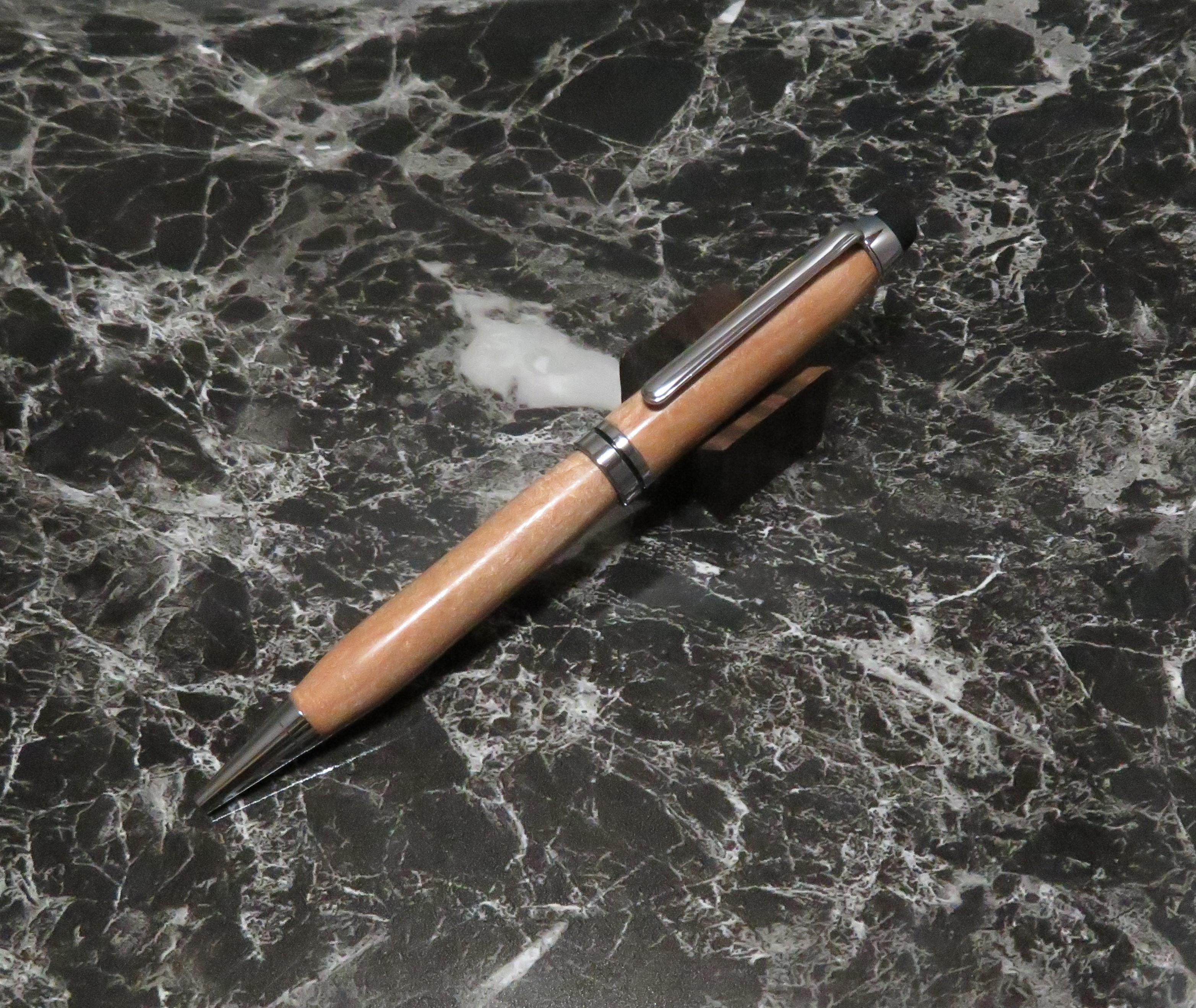 桜の木のタッチペン機能付き回転式ヨーロピアンボールペン Iichi ハンドメイド クラフト作品 手仕事品の通販