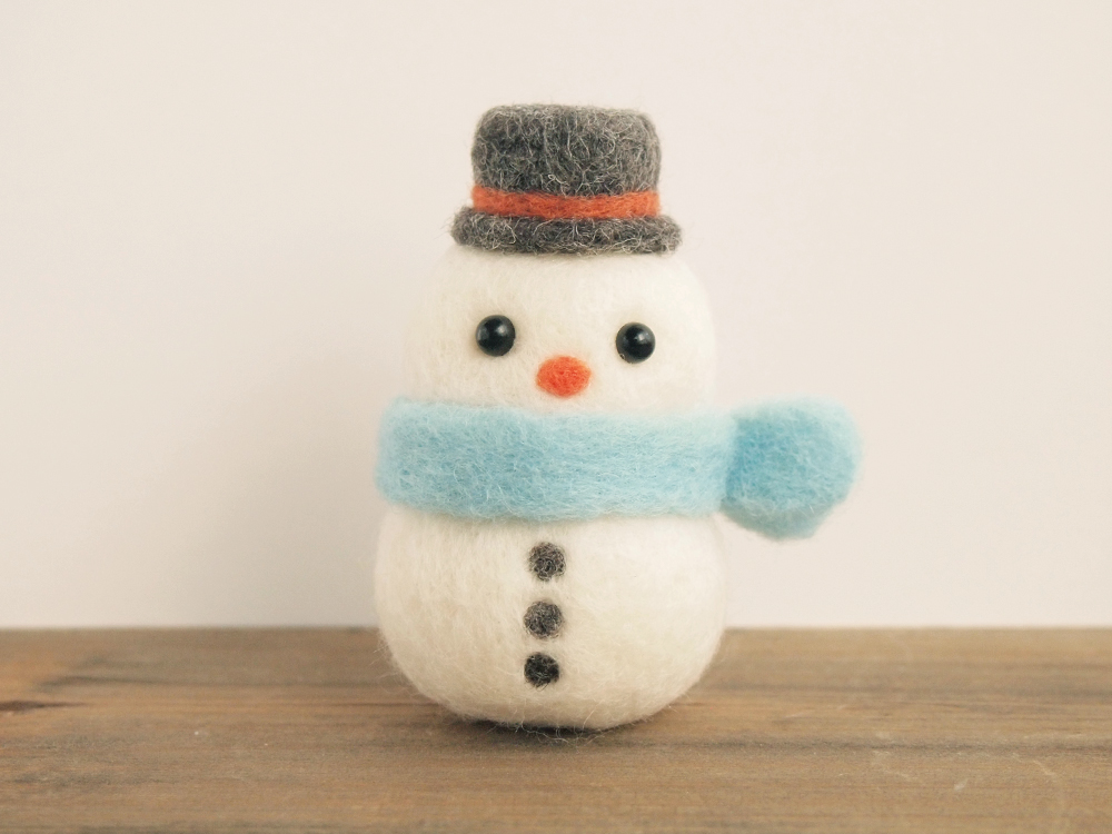 雪だるま ミニツリー Iichi ハンドメイド クラフト作品 手仕事品の通販