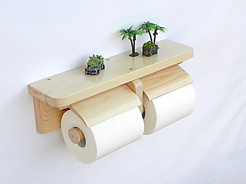 木製トイレットペーパーホルダー Ver.13(ナチュラル) | iichi ハンドメイド・クラフト作品・手仕事品の通販 木製トイレットペーパーホルダー Ver.13(ナチュラル) | iichi ハンドメイド・クラフト作品・手仕事品の通販