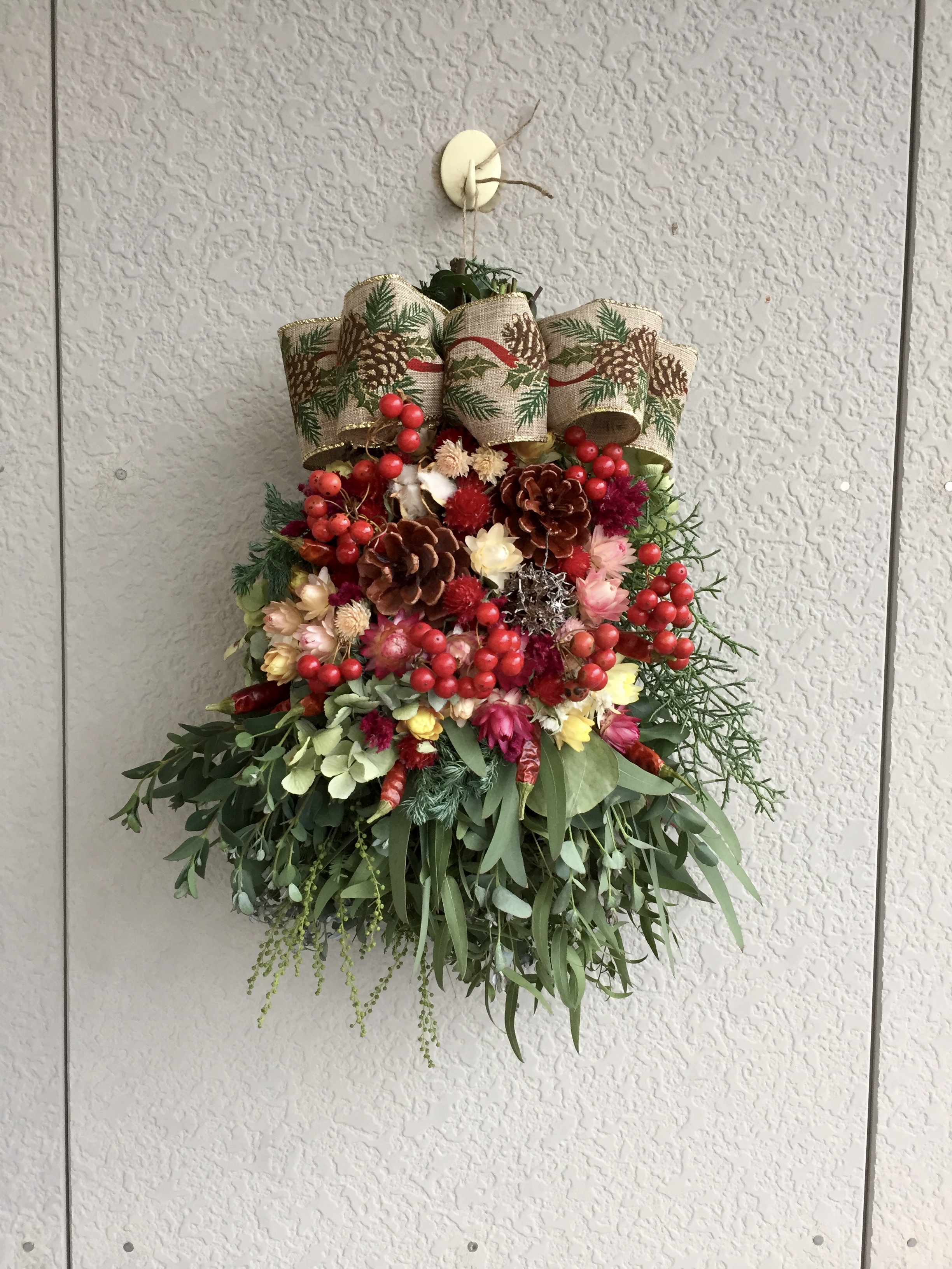 可愛いクリスマススワッグ Iichi ハンドメイド クラフト作品 手仕事品の通販