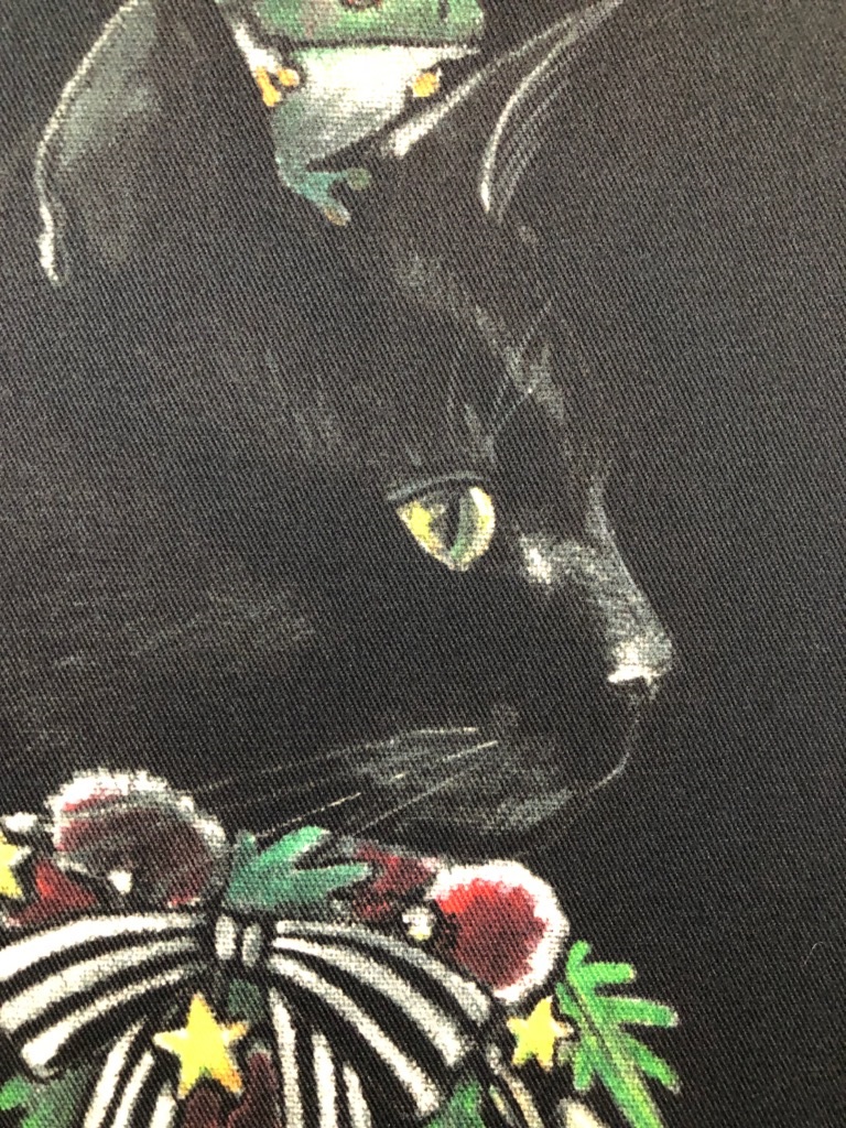 趣味絵画：かわいい黒猫の作品
