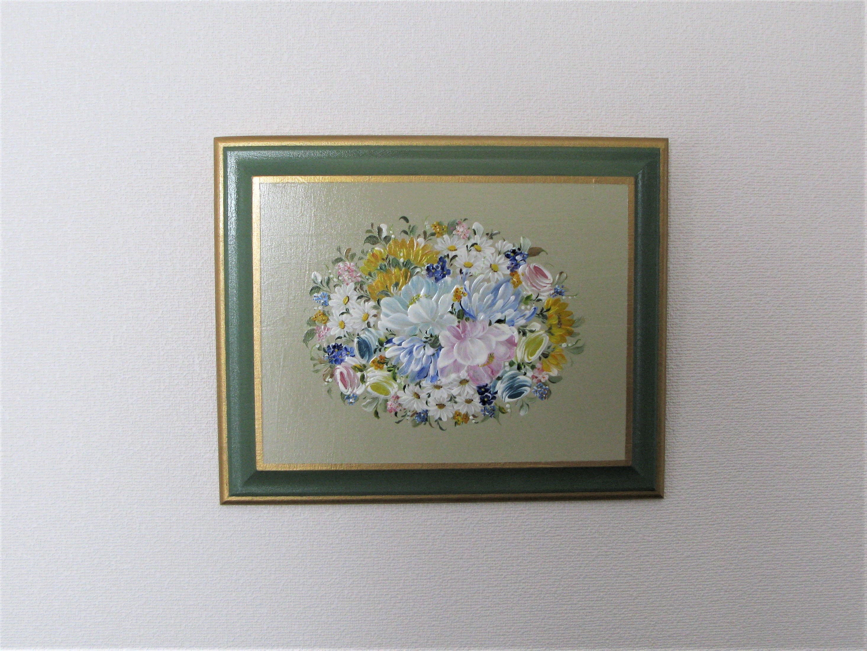 花のお部屋飾り トールペイント Iichi ハンドメイド クラフト作品 手仕事品の通販