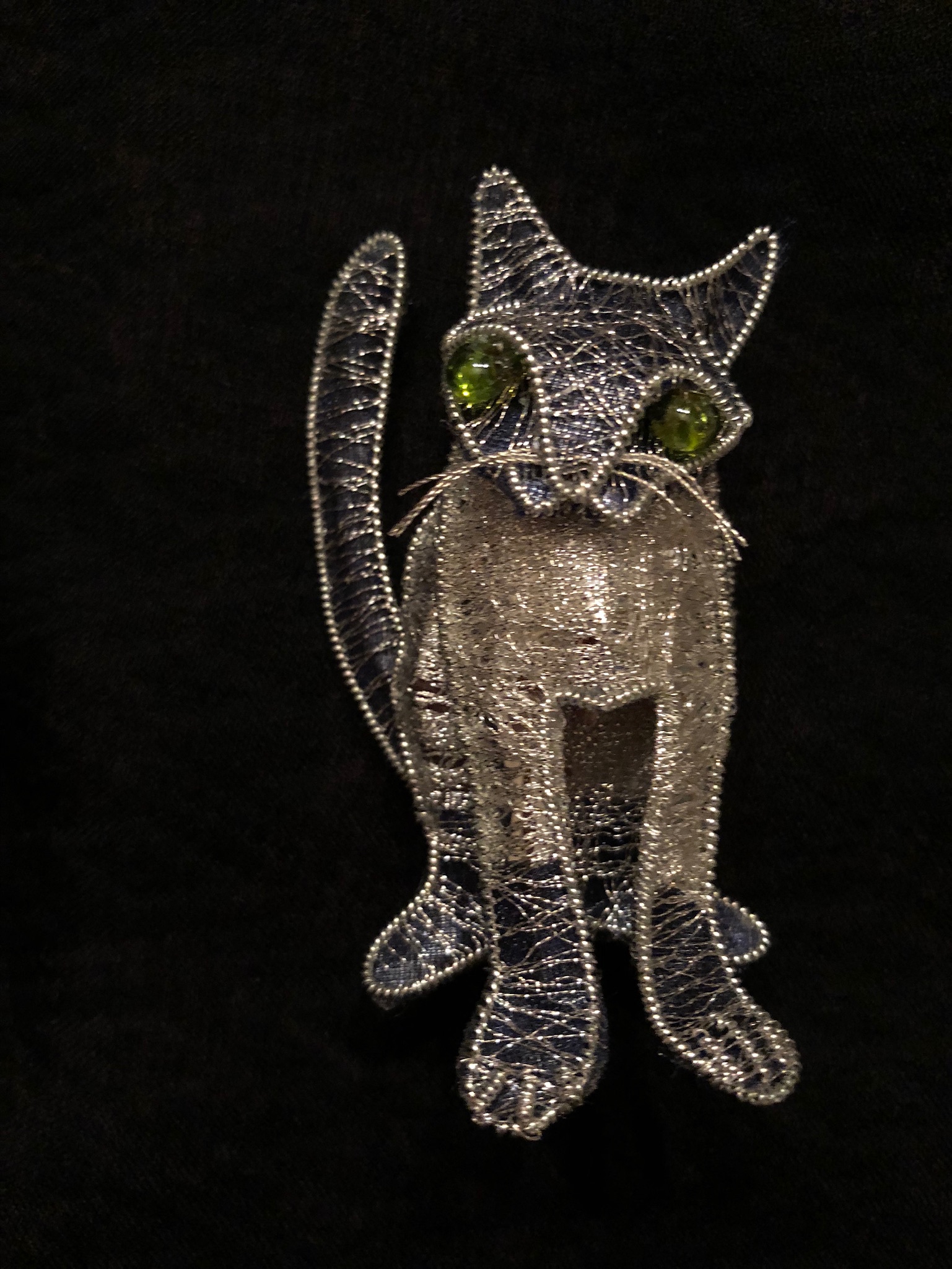 猫シリーズ シルバー フー Iichi ハンドメイド クラフト作品 手仕事品の通販