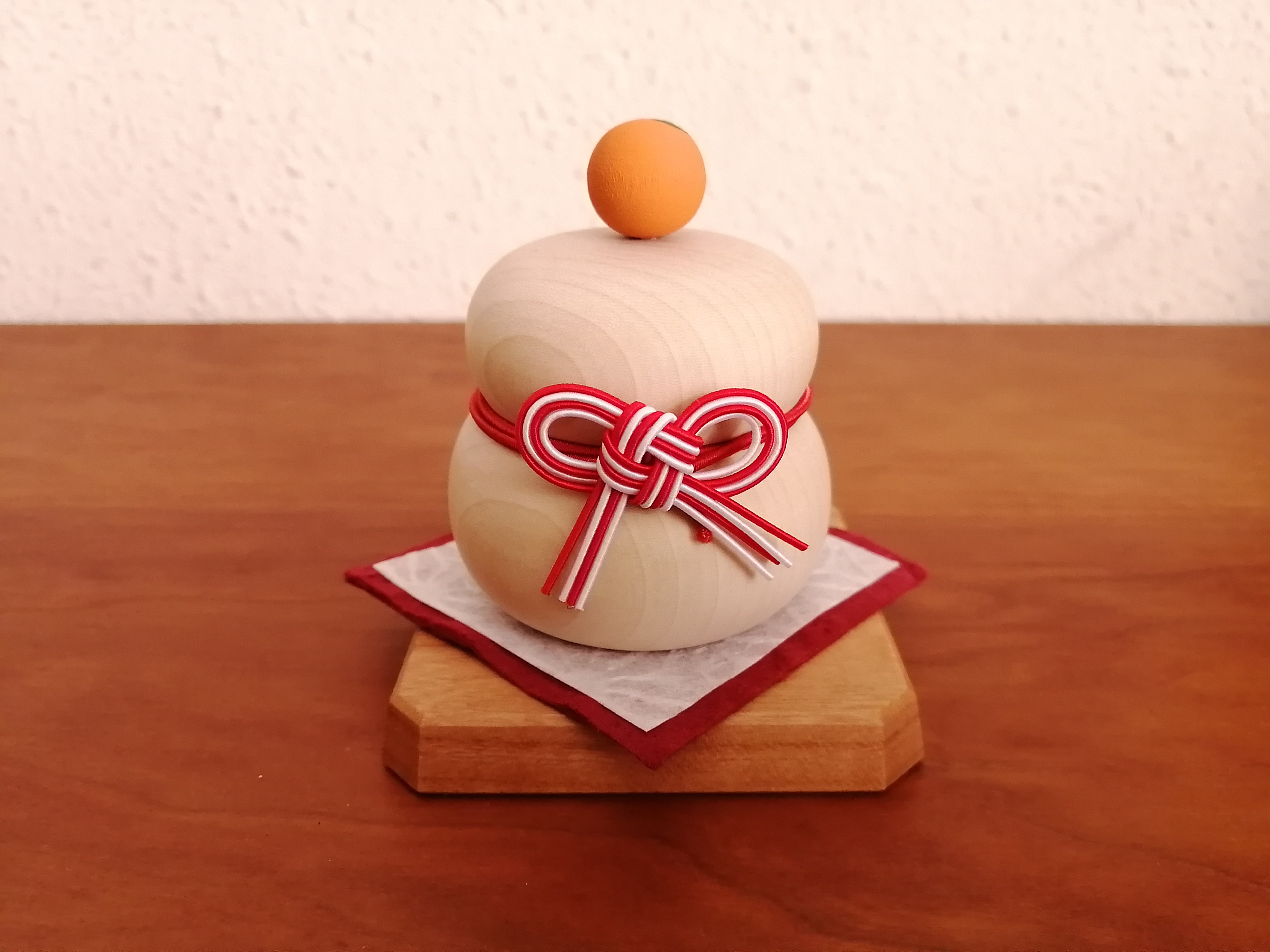 再販 木の鏡餅 セットc Iichi ハンドメイド クラフト作品 手仕事品の通販