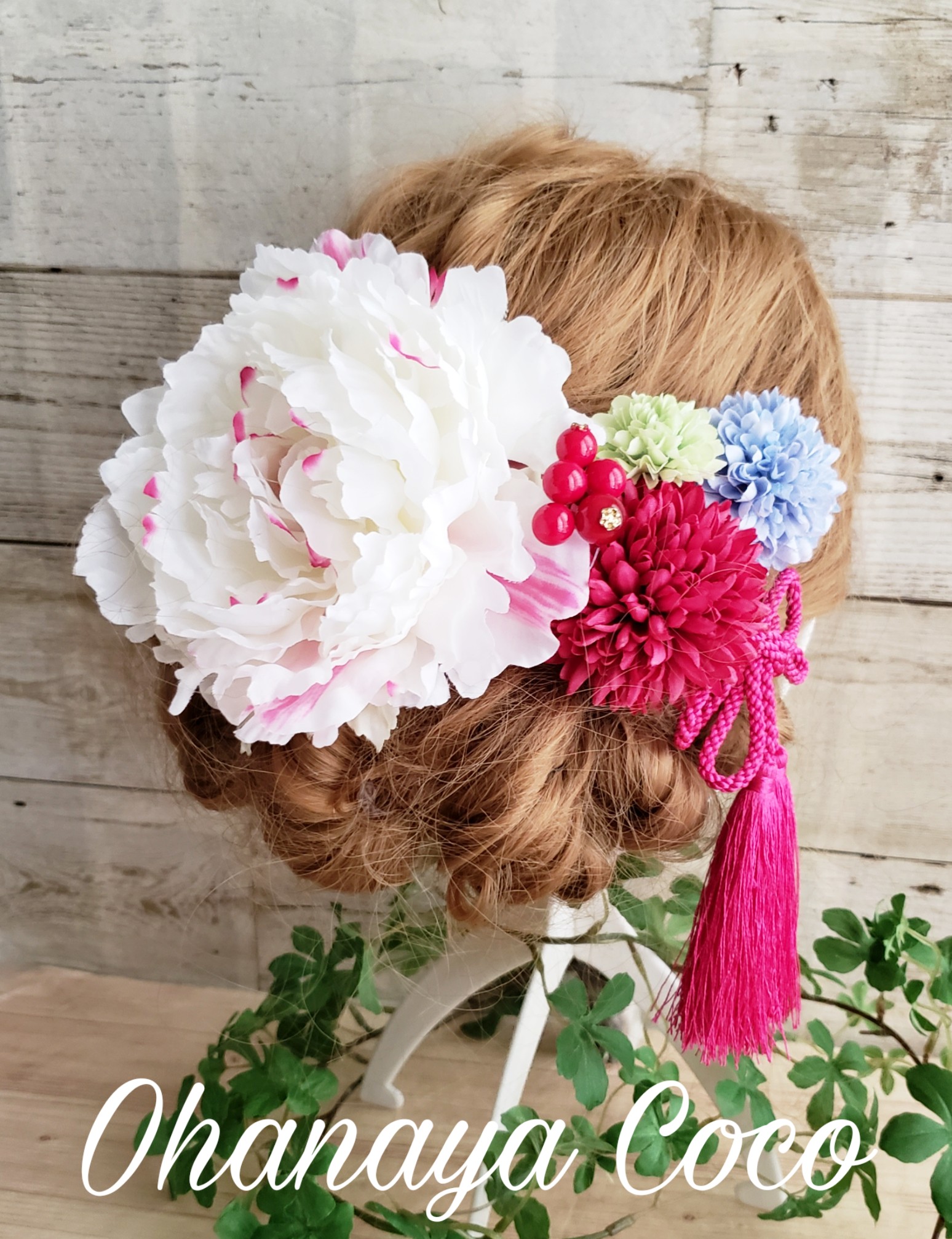 豪華な牡丹の髪飾り6点set No3 Iichi ハンドメイド クラフト作品 手仕事品の通販