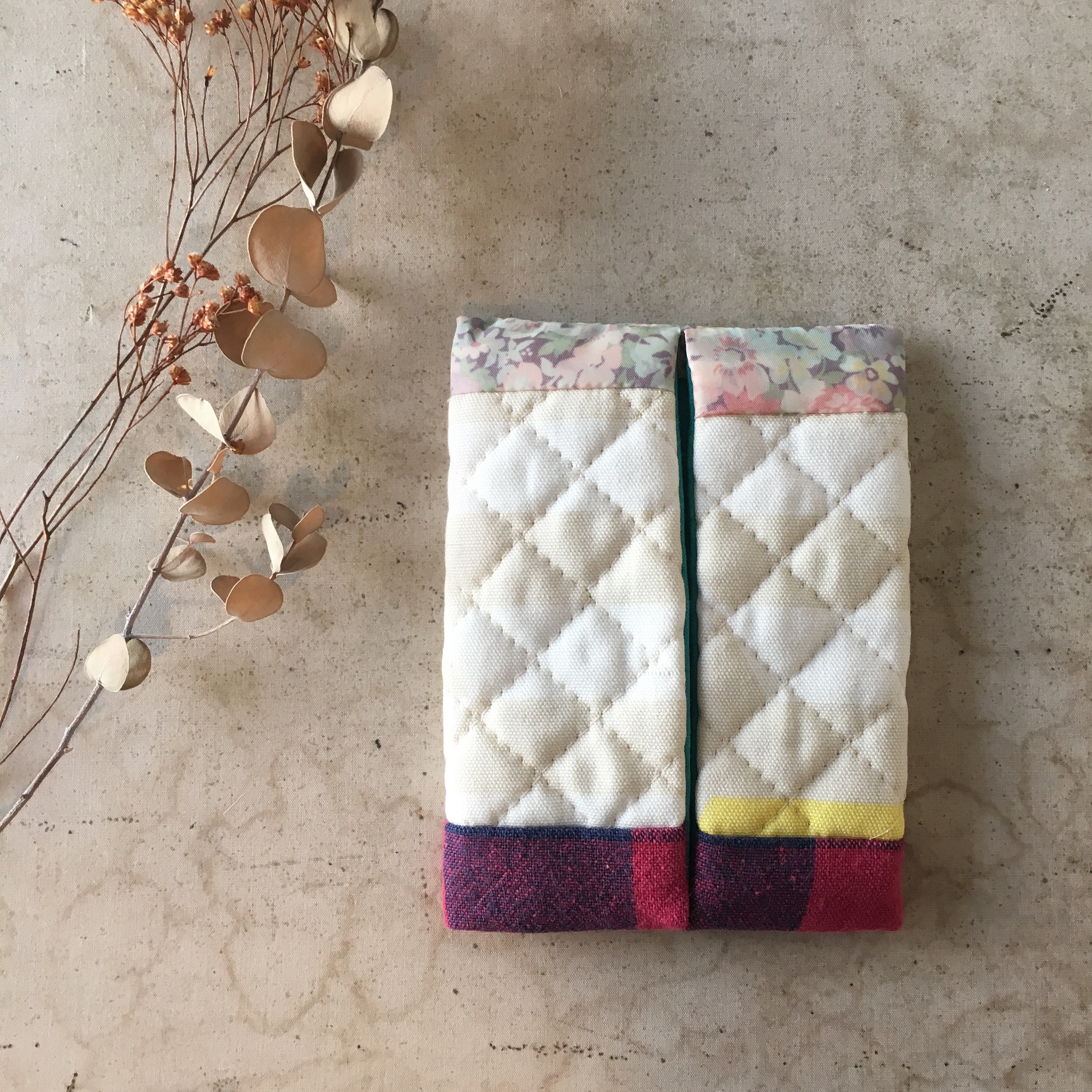 キルトとパッチワーク ポケットティッシュケース 292 Iichi ハンドメイド クラフト作品 手仕事品の通販