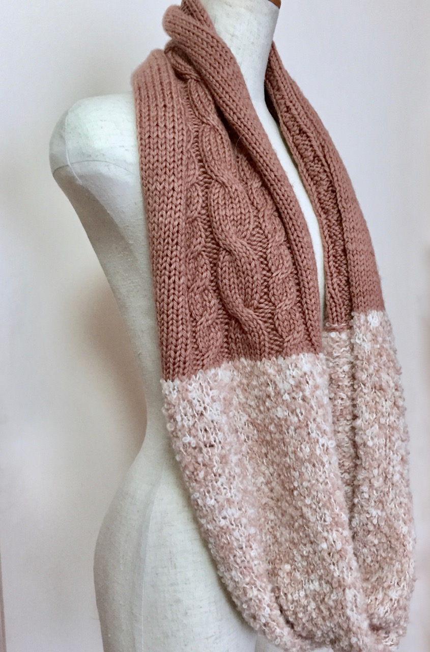 草木染アルパカふわふわループ手編みスヌード 茜色 Iichi ハンドメイド クラフト作品 手仕事品の通販