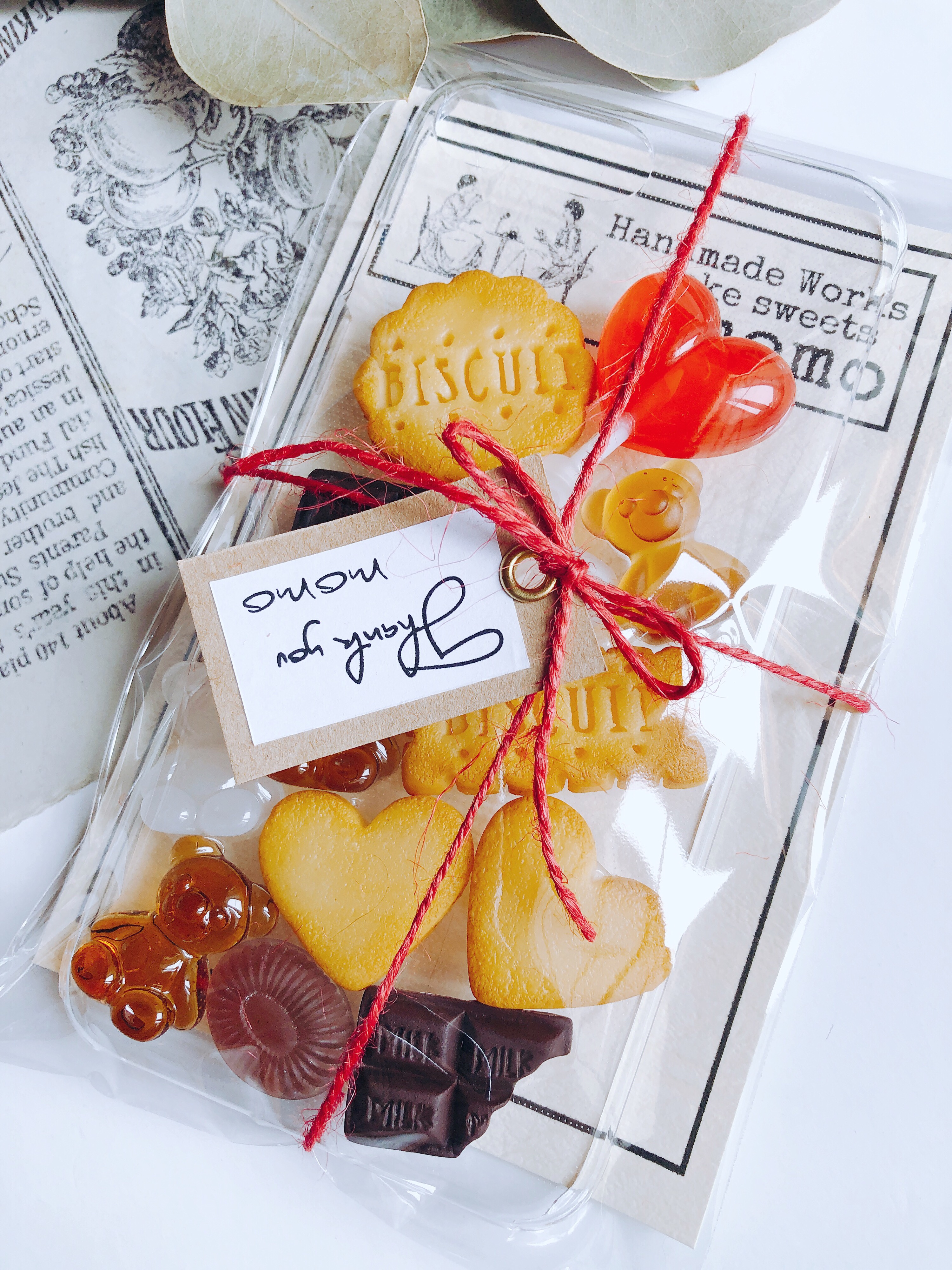 お菓子のヘアゴム ビスケット チョコとくまグミ 2点セット Chocolate フェイクスイーツ Iichi ハンドメイド クラフト作品 手仕事品の通販