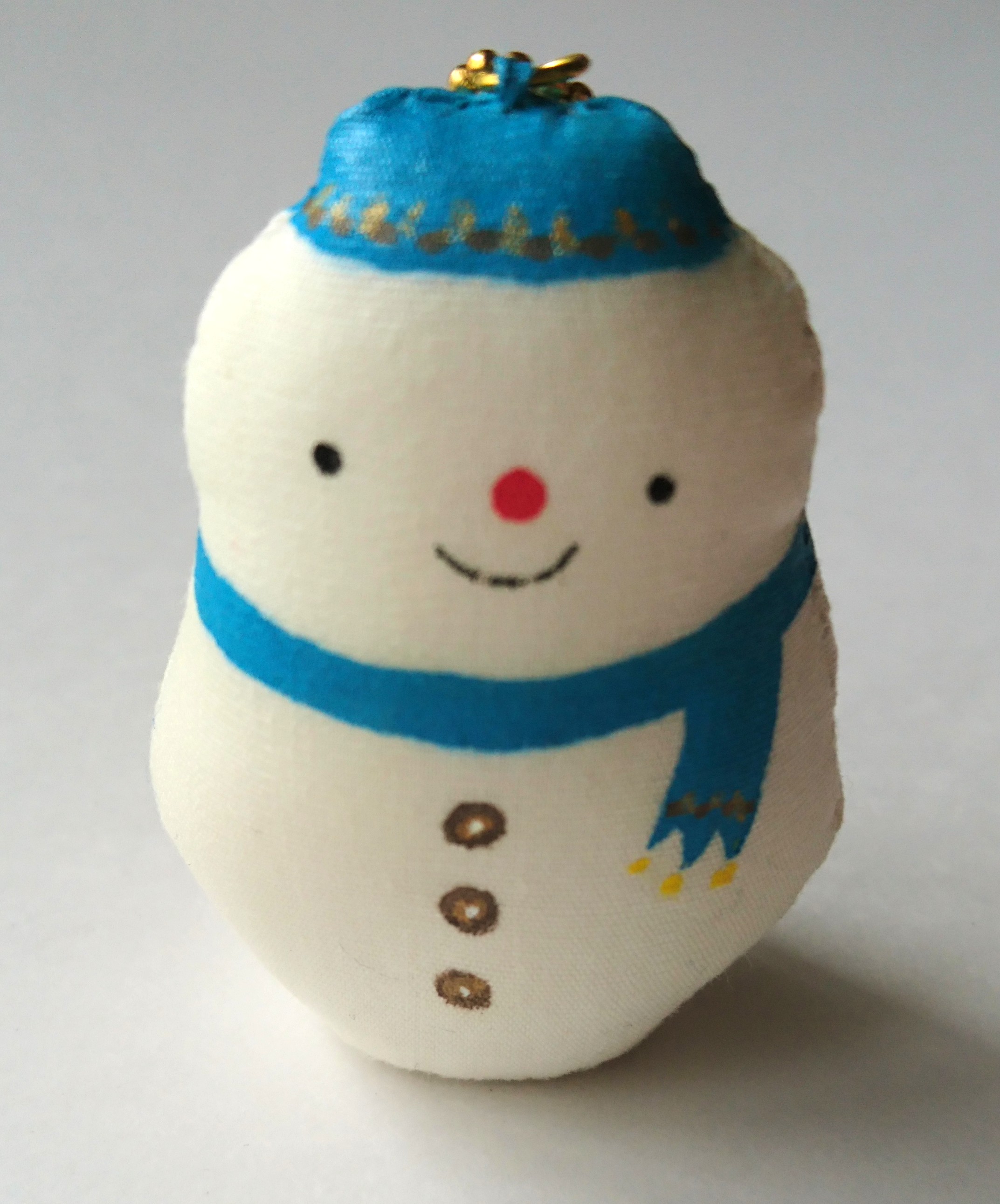 雪ダルマ ミニぬいぐるみ ストラップ Iichi ハンドメイド クラフト作品 手仕事品の通販