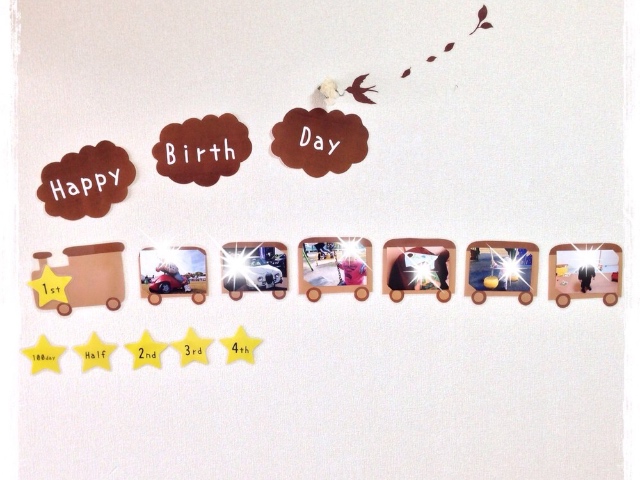 Natural お誕生日会 壁飾りプチプレゼント付 Iichi ハンドメイド クラフト作品 手仕事品の通販