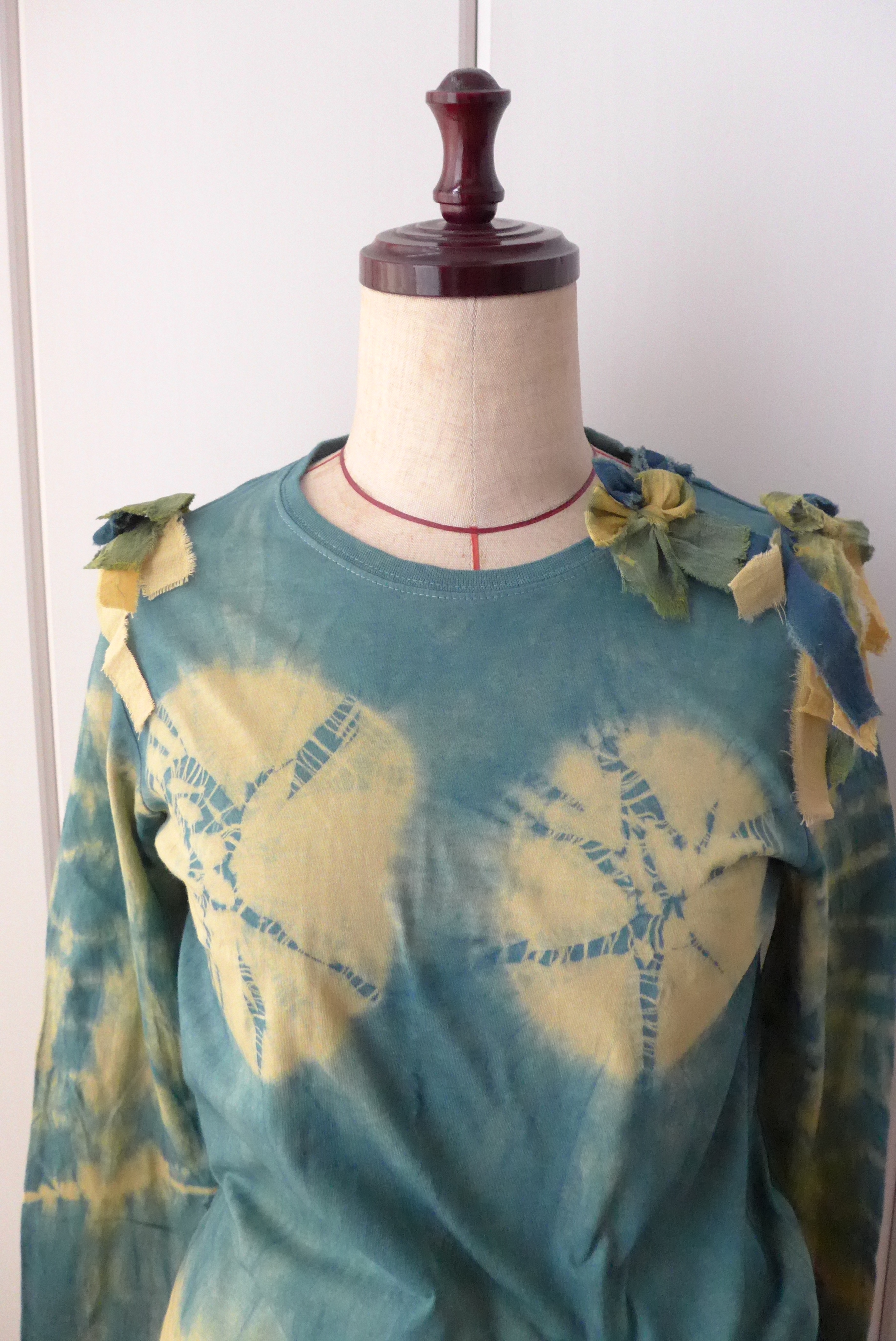 藍ｘたまねぎのオッパイ絞りtシャツ L Iichi ハンドメイド クラフト作品 手仕事品の通販