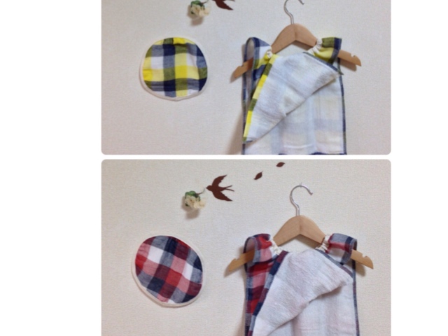 パイル ガーゼタオルエプロン0歳 3歳 保育園にオススメ１枚900円 Iichi ハンドメイド クラフト作品 手仕事品の通販