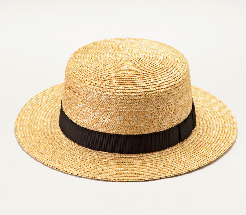 マラン オム 麦わら カンカン帽子 男性用 ストローハット グログランブラック 60cm Uk H047 Iichi ハンドメイド クラフト作品 手仕事品の通販