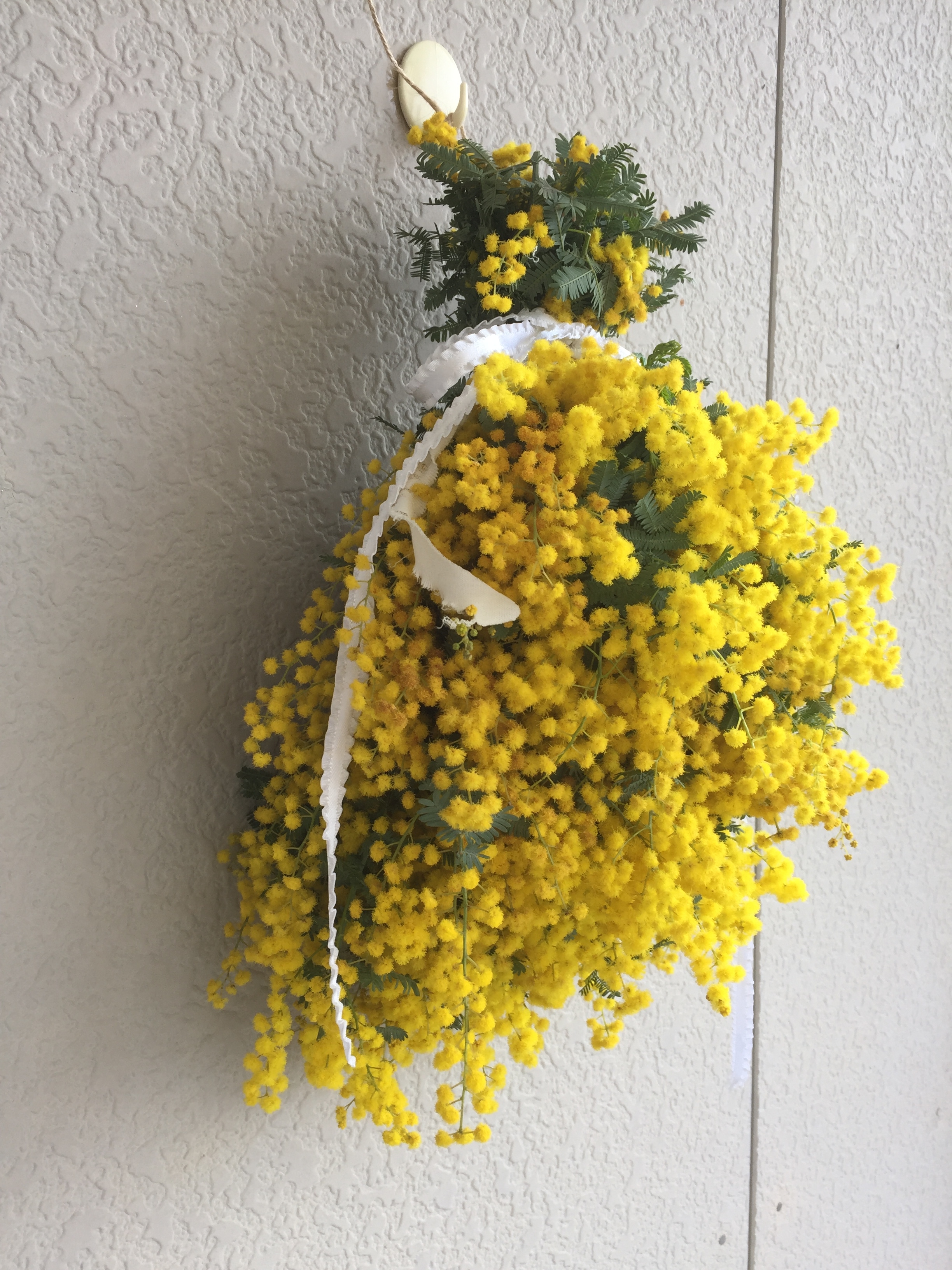 ふりふりミモザの花束 Iichi ハンドメイド クラフト作品 手仕事品の通販