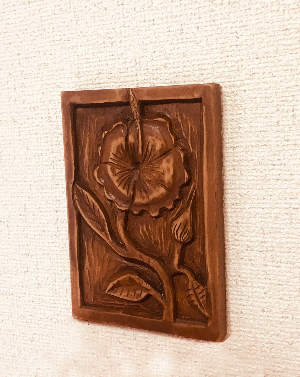 壁飾り ハイビスカス Iichi ハンドメイド クラフト作品 手仕事品の通販