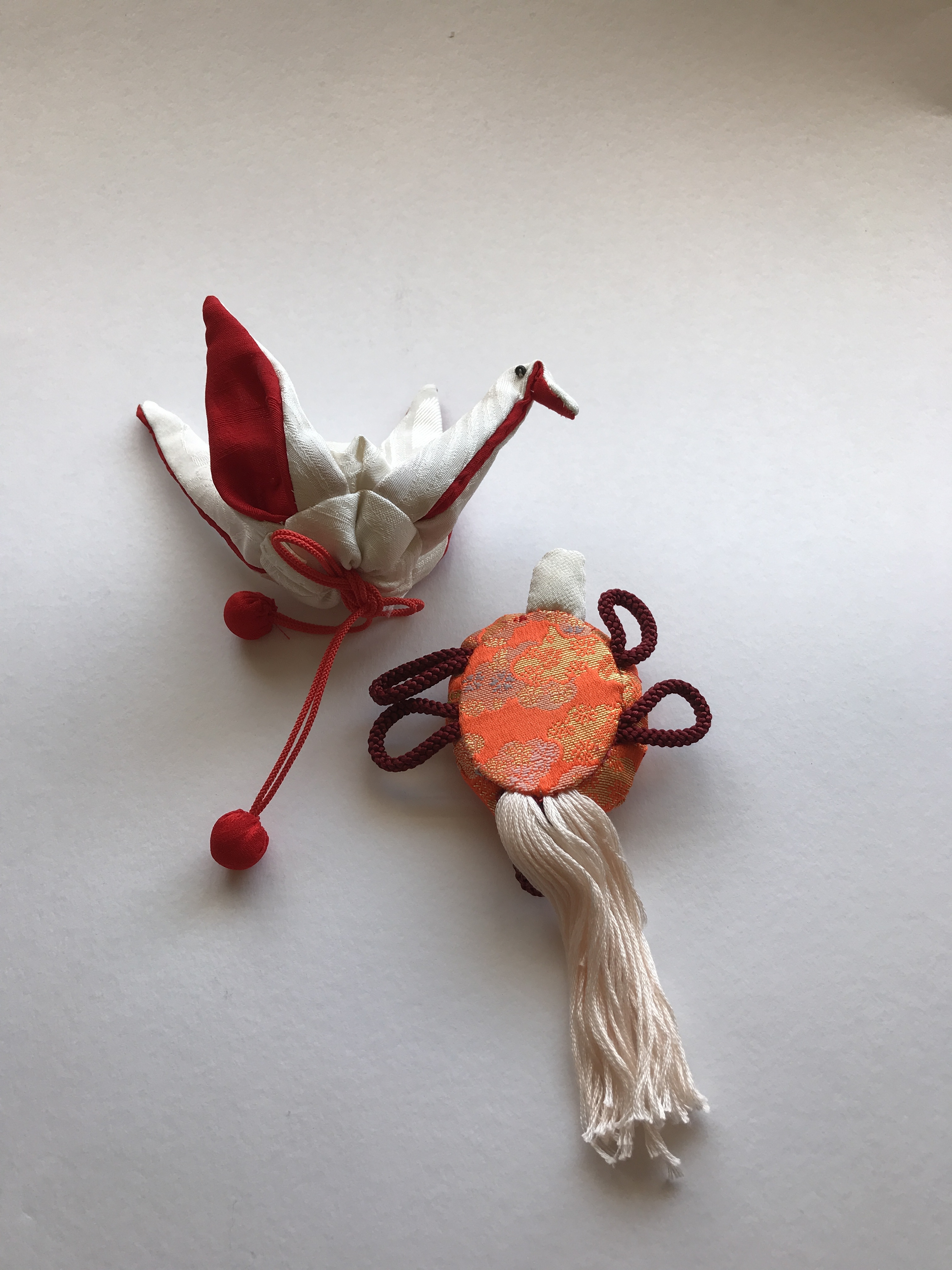 ヴィンテージ着物の鶴と亀 Iichi ハンドメイド クラフト作品 手仕事品の通販