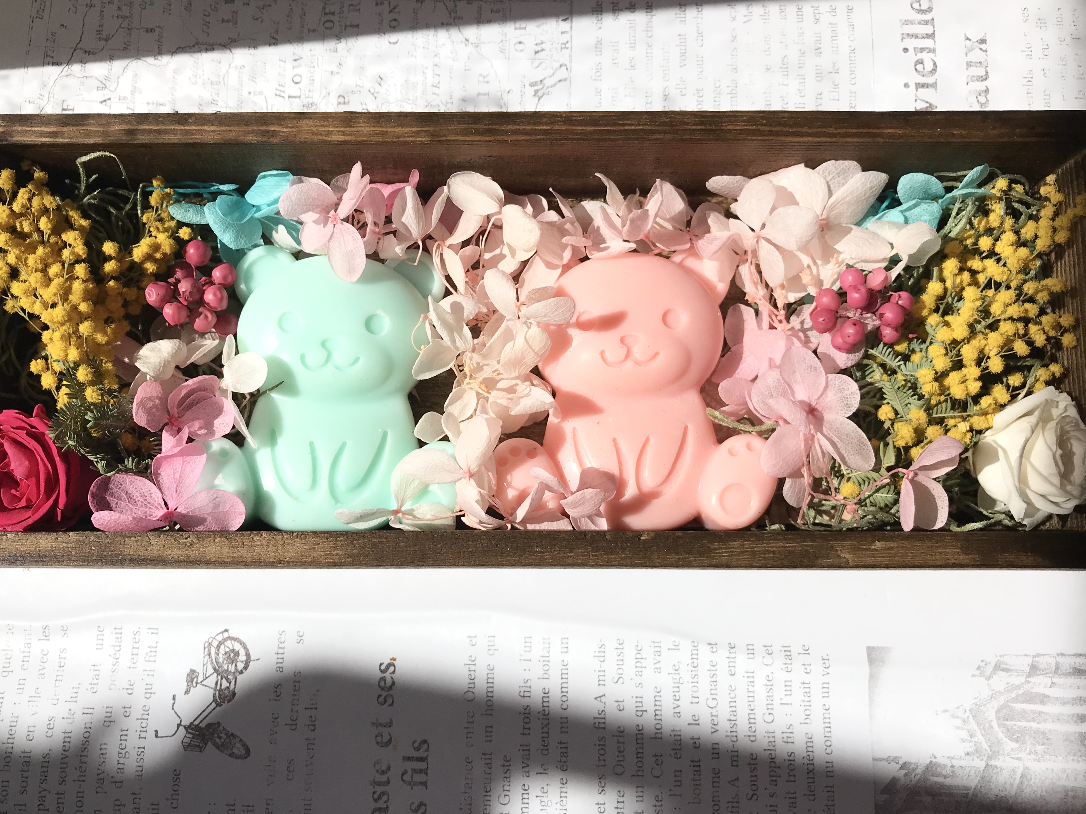 アロマワックス 森のくまさん 春spring Ver Iichi ハンドメイド クラフト作品 手仕事品の通販