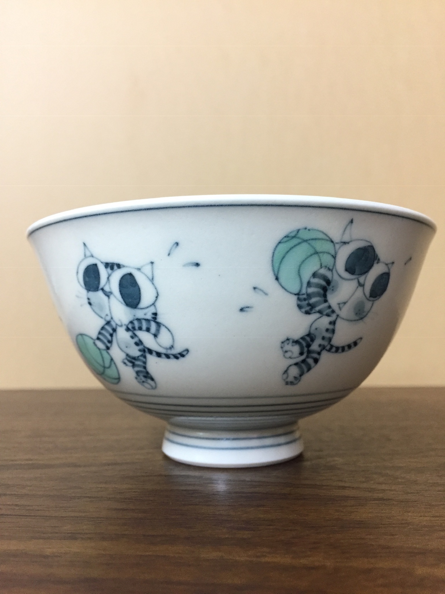 ごはん茶碗 猫バスケット Iichi ハンドメイド クラフト作品 手仕事品の通販